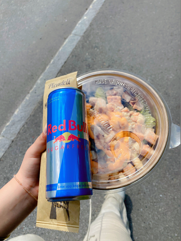 Chicken Salad & Red Bull
