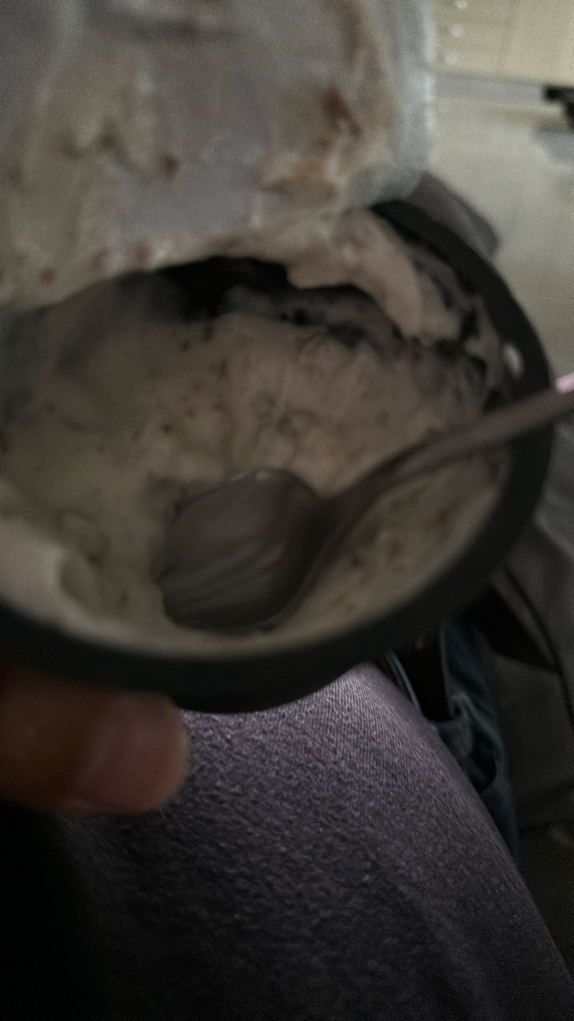 Yogurt with chocolate chips
