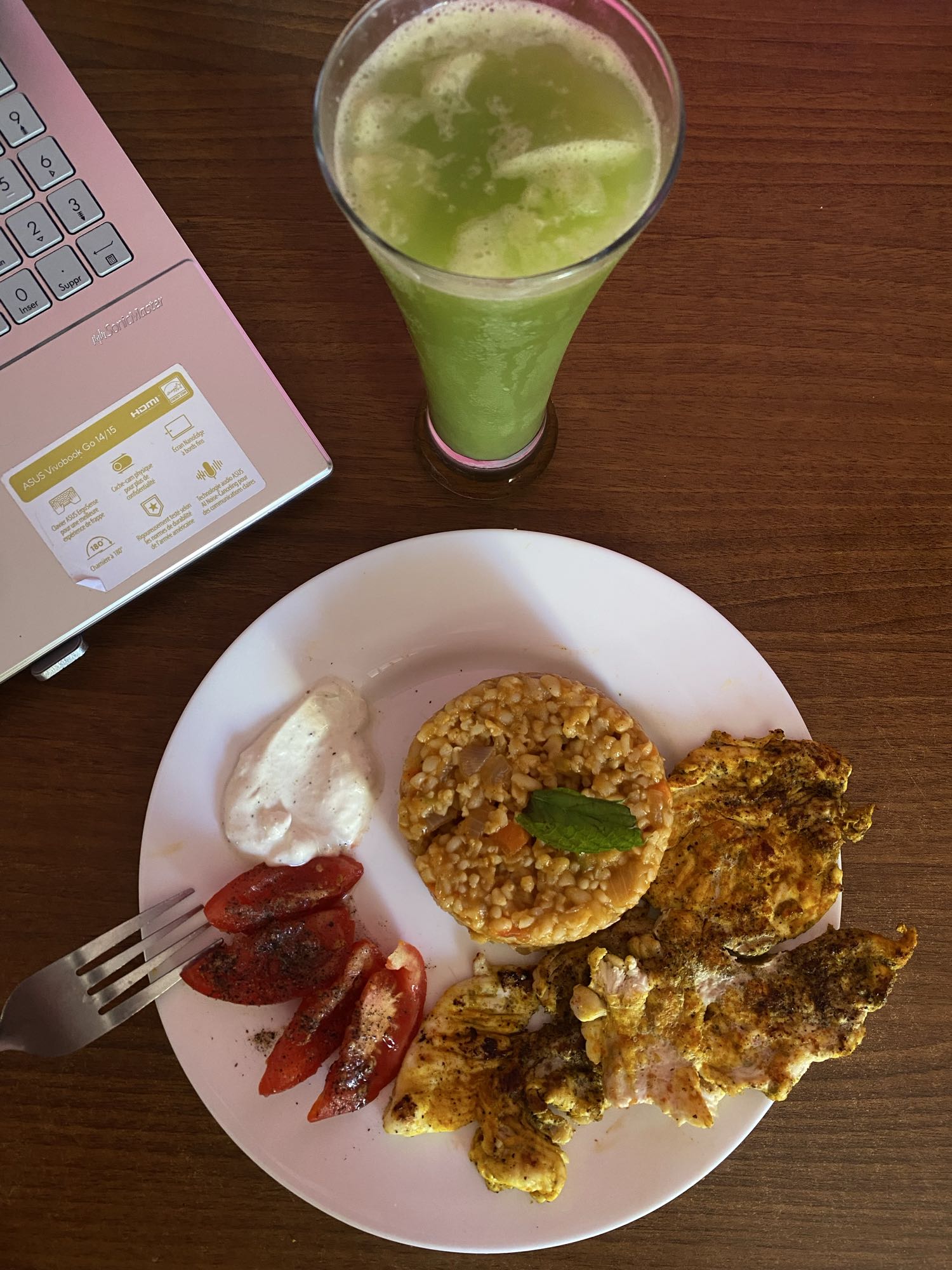 Grilled Chicken with Bulgur