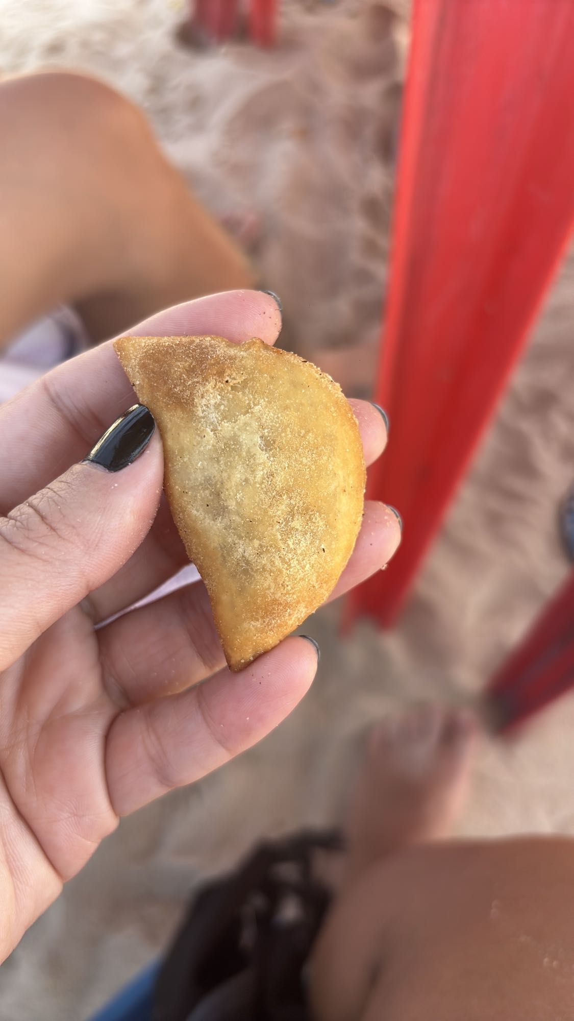 Pastel de praia pequeno