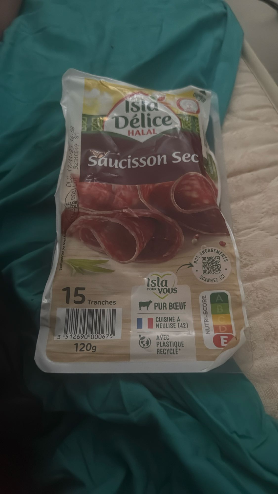 Saucisson sec pur bœuf