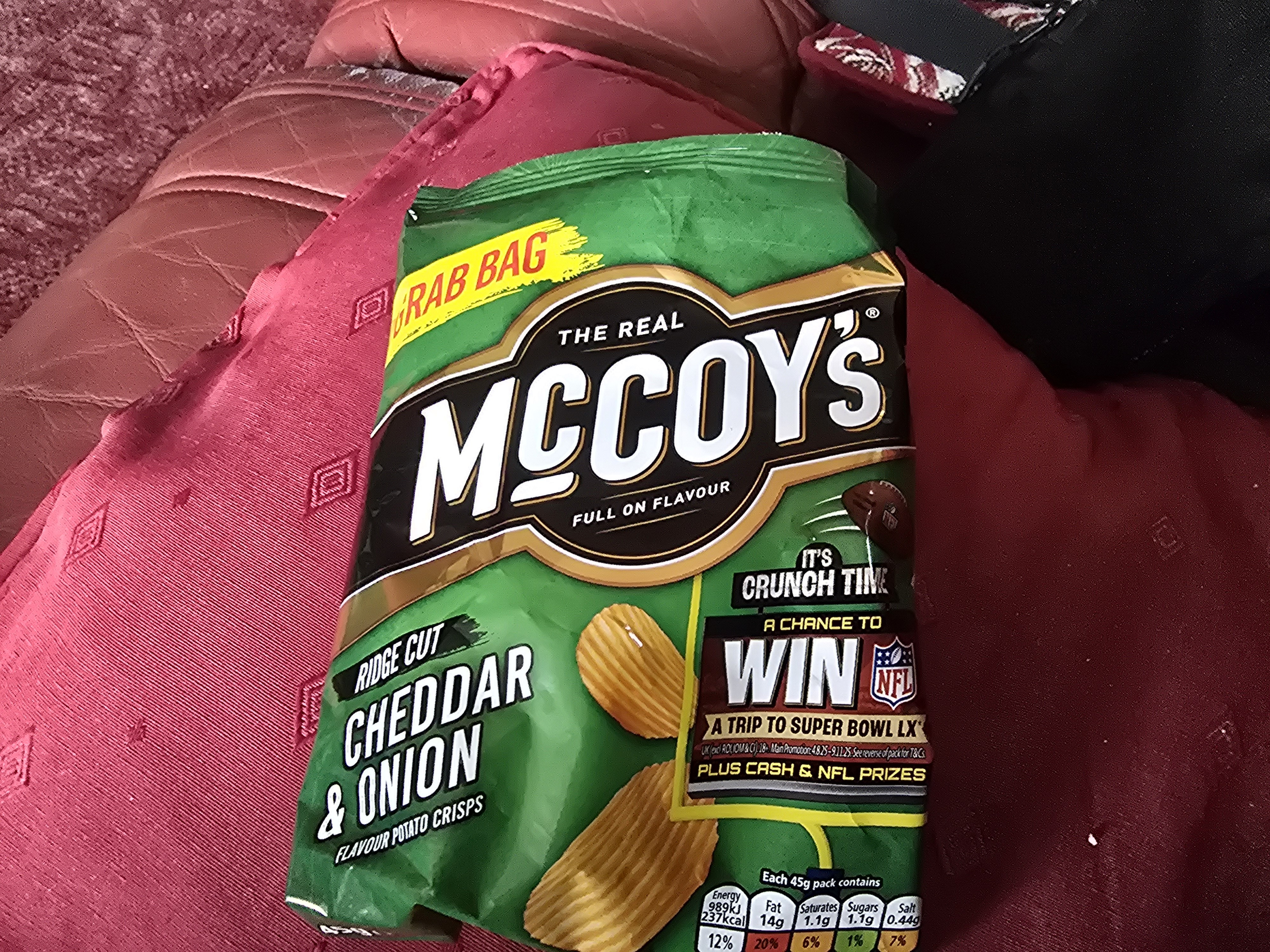 Cheddar & Onion Crisps