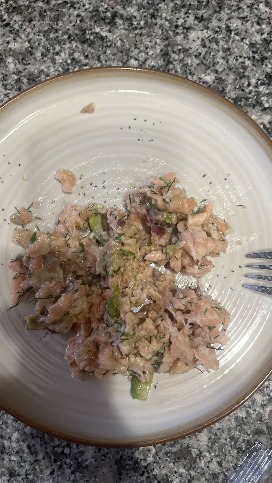 Tartare de saumon maison