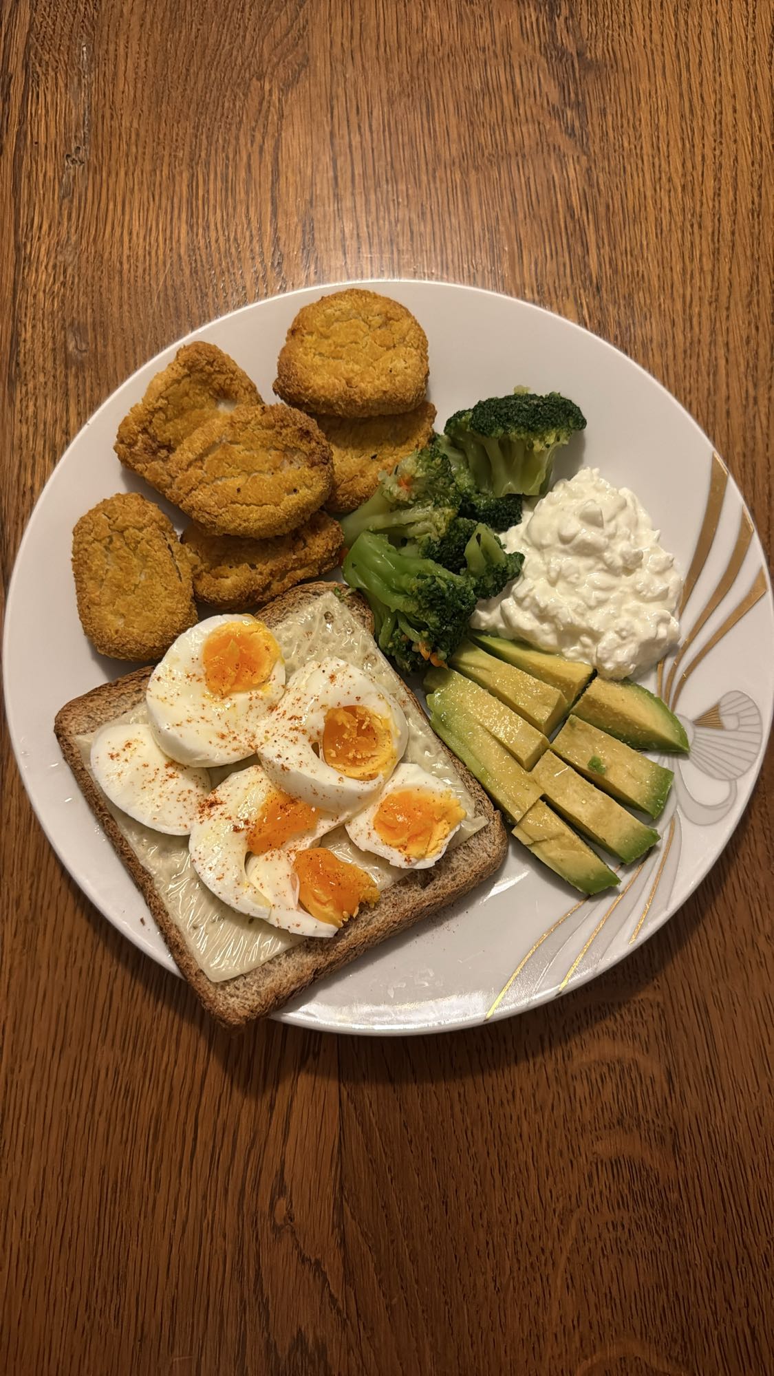 Egg Toast & Veggie Plate