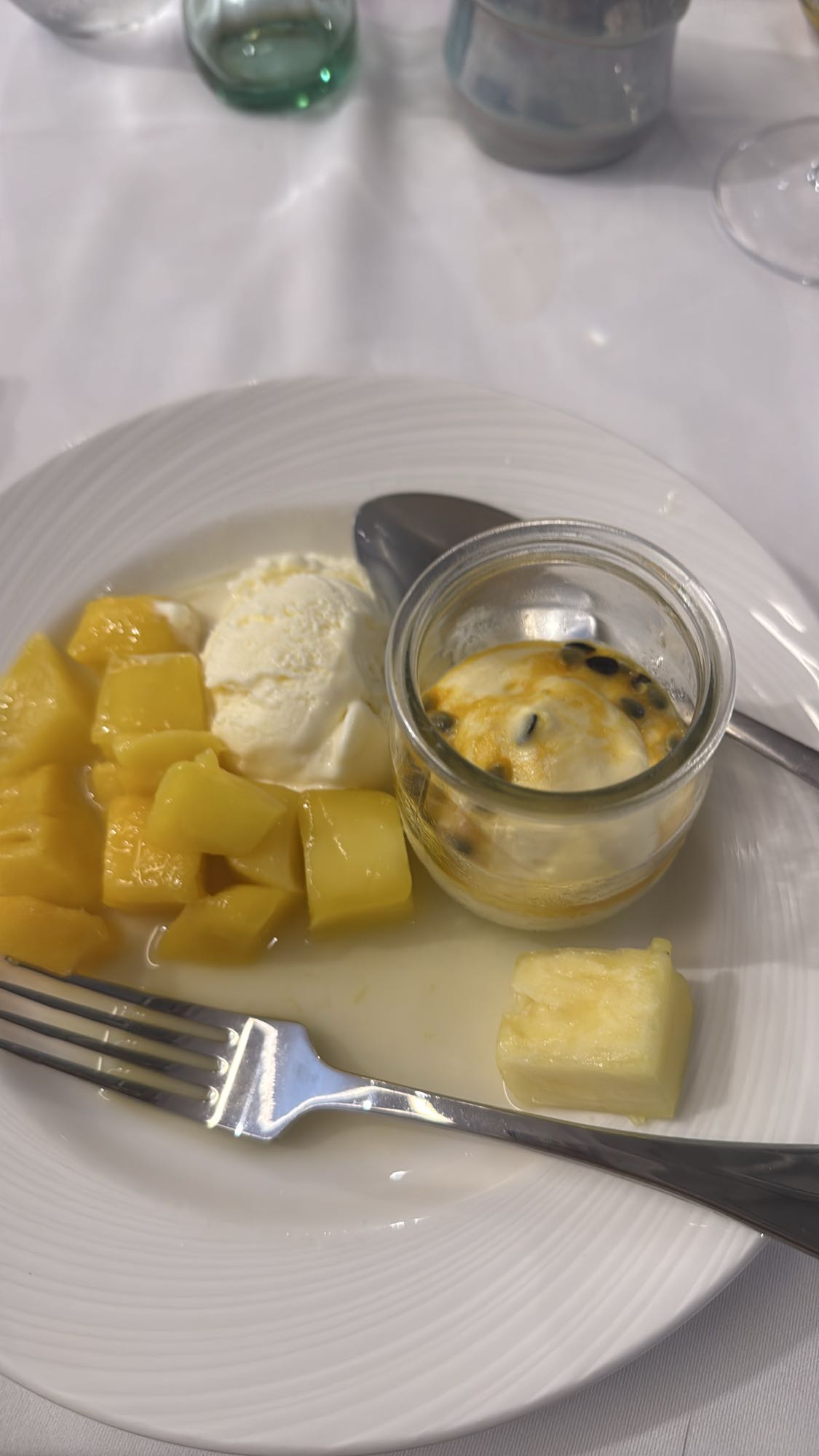 Tropisch fruit dessert