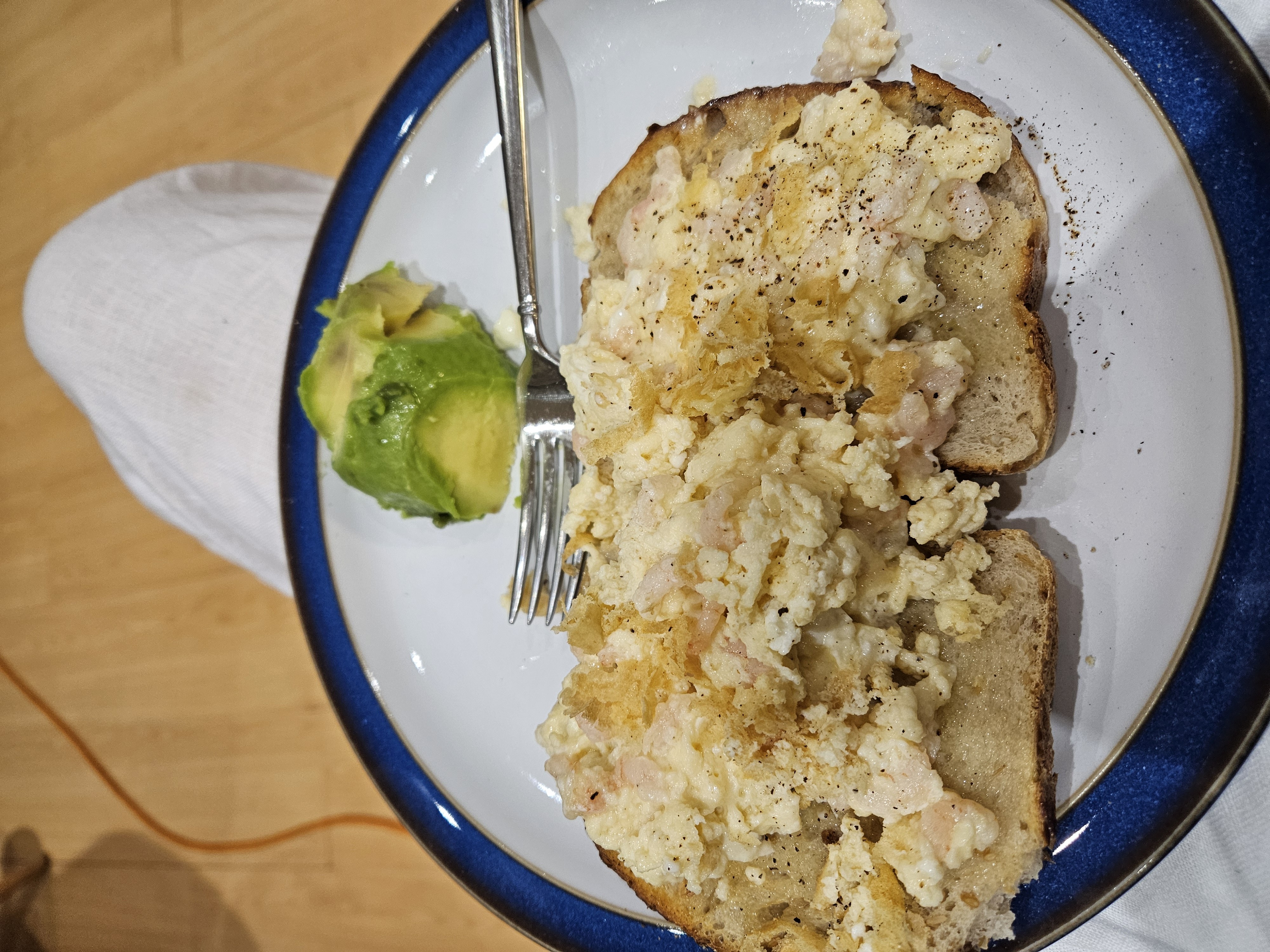 Scrambled Egg Toast