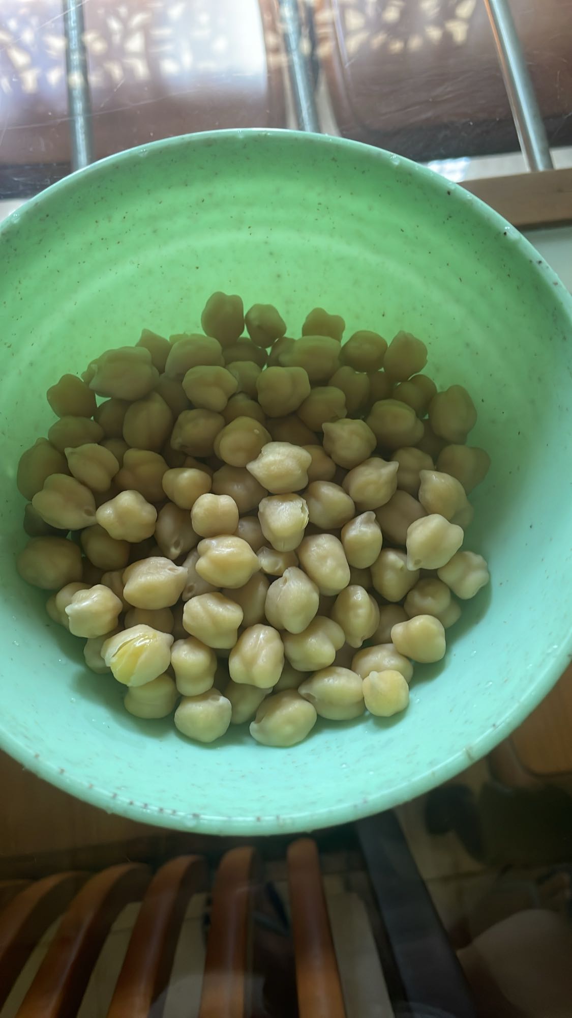 Boiled Chickpeas Bowl