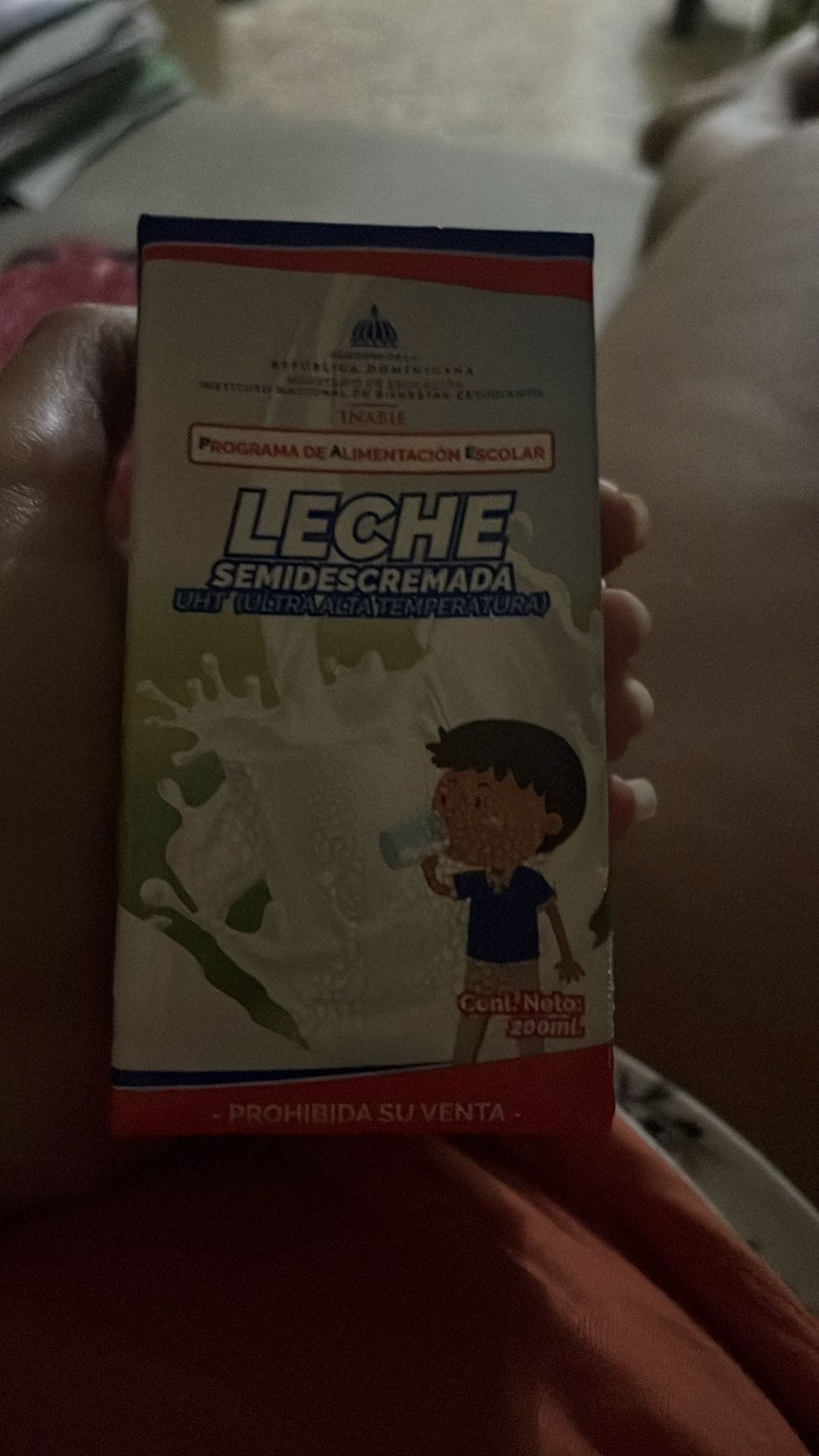 leche semidescremada