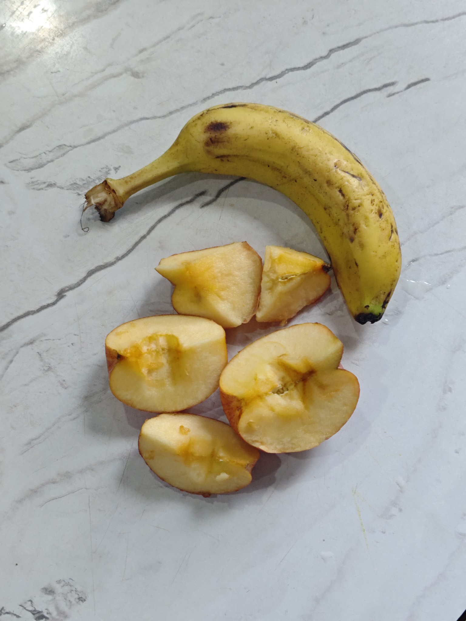Banana and Apple Snack