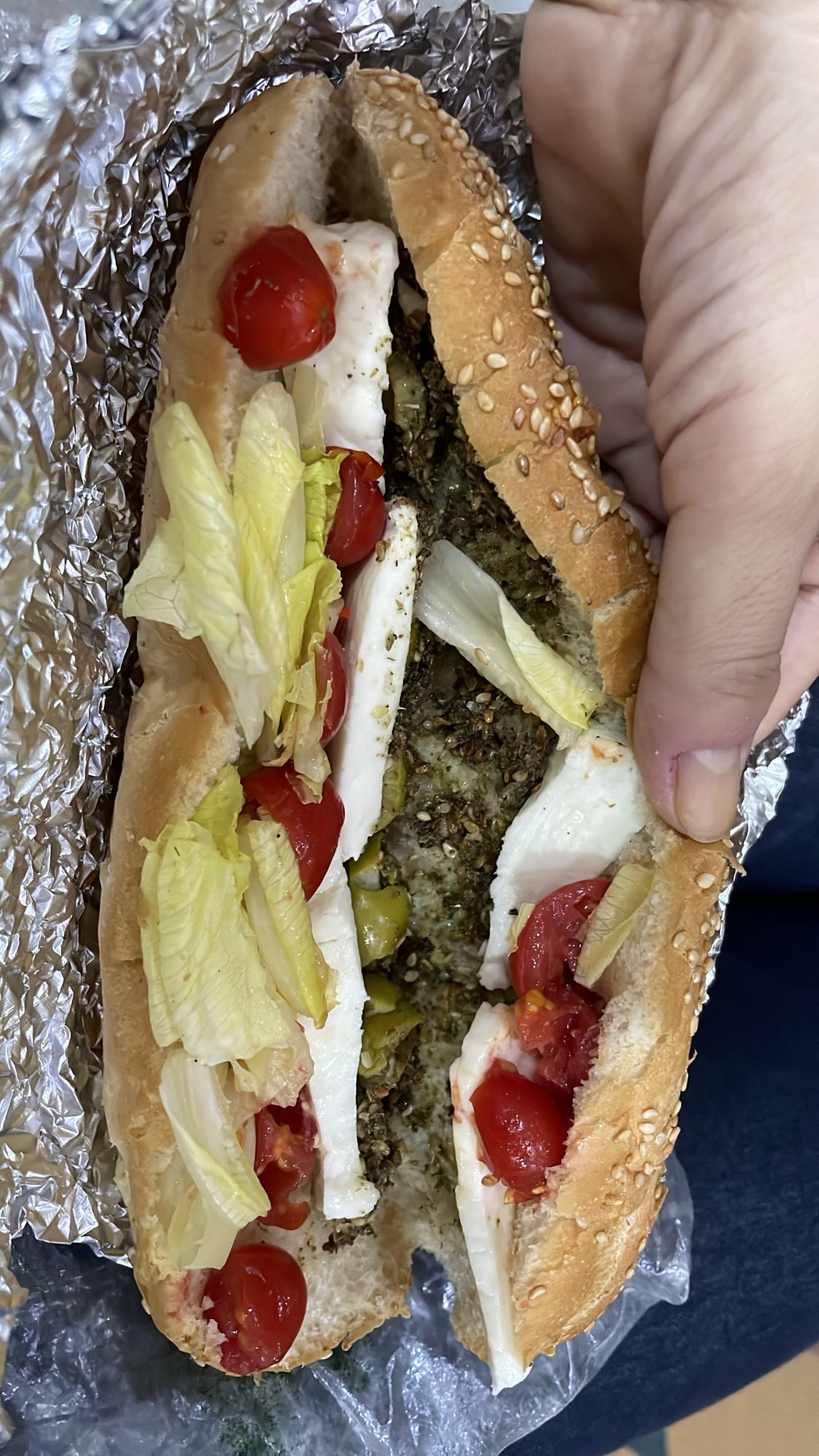 Mozzarella Veggie Sandwich