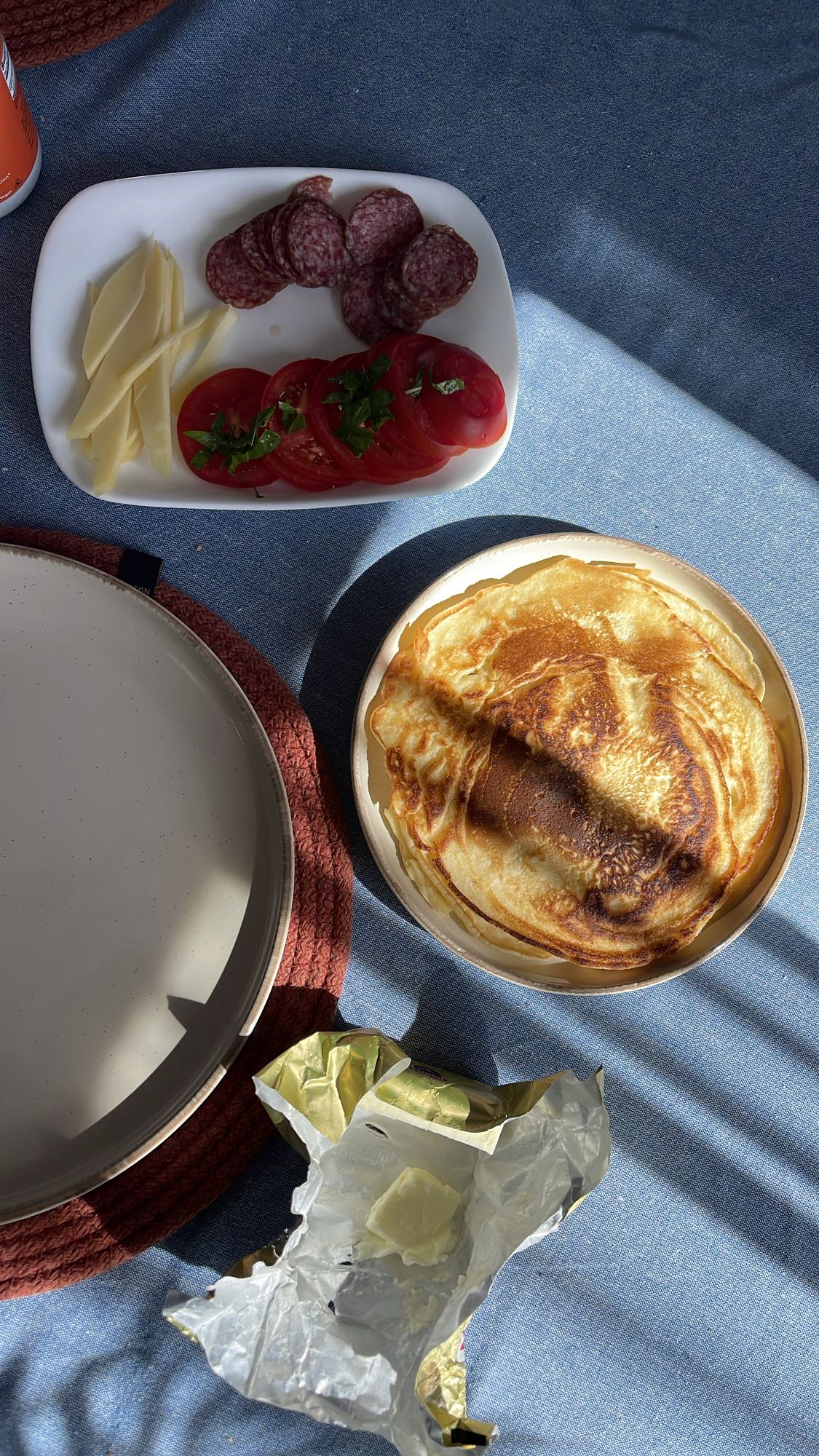 Блины с закуской