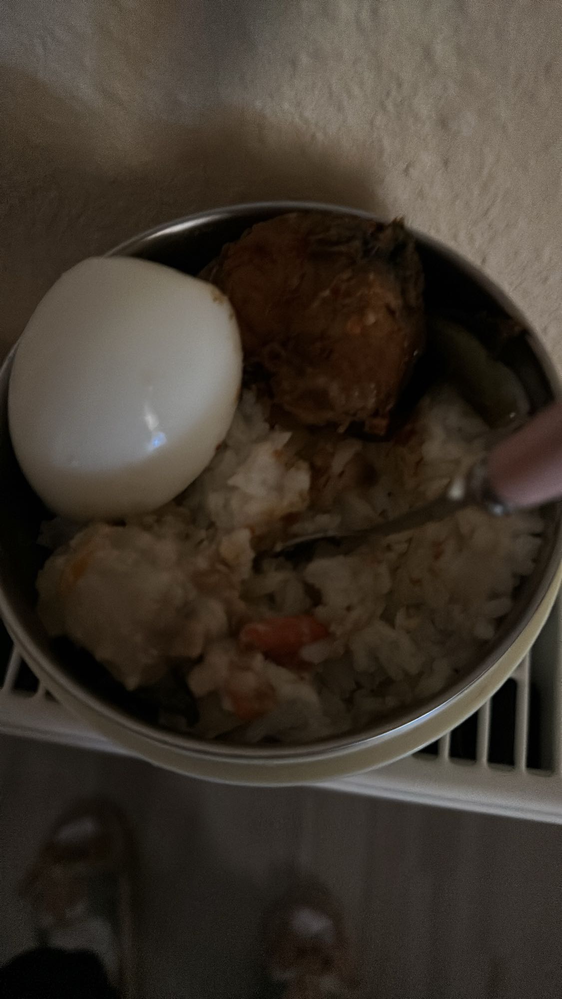 Haşlanmış Yumurta ve Pilav