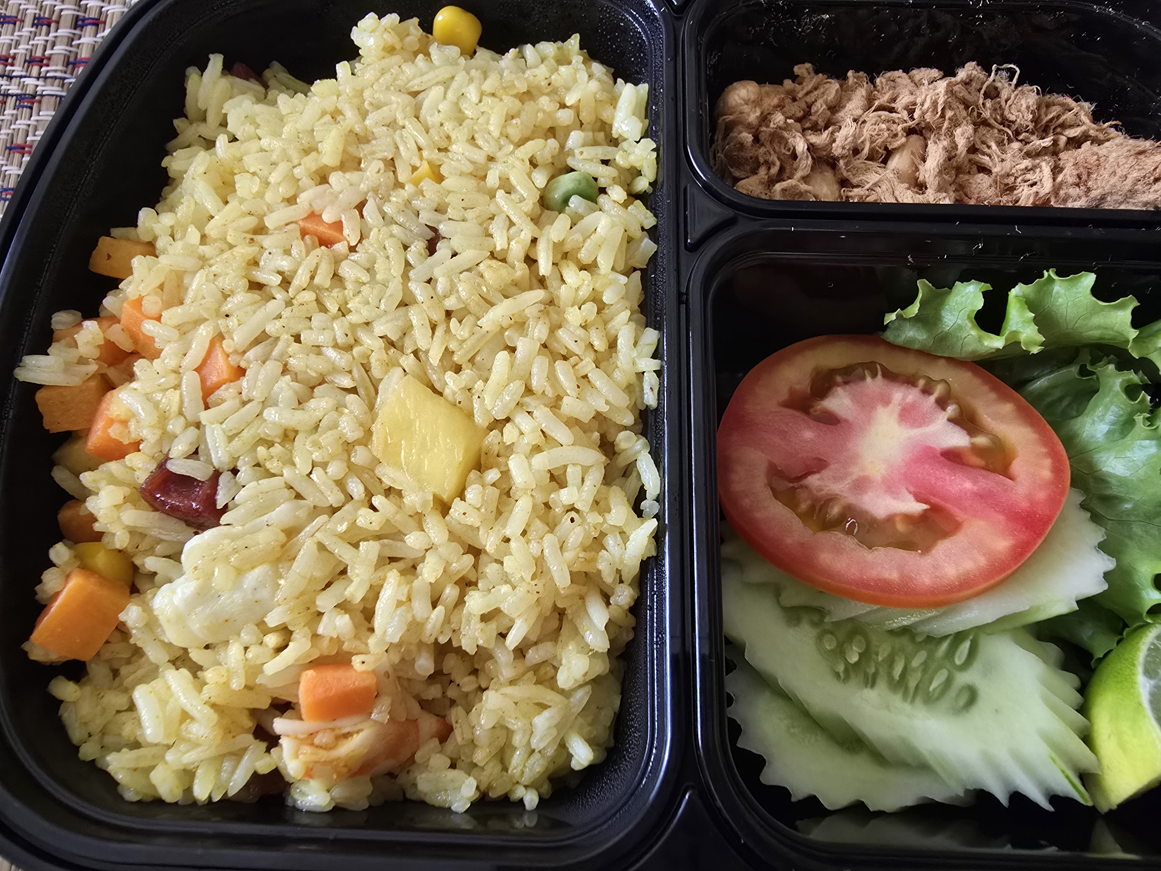 Fried Rice with Salad