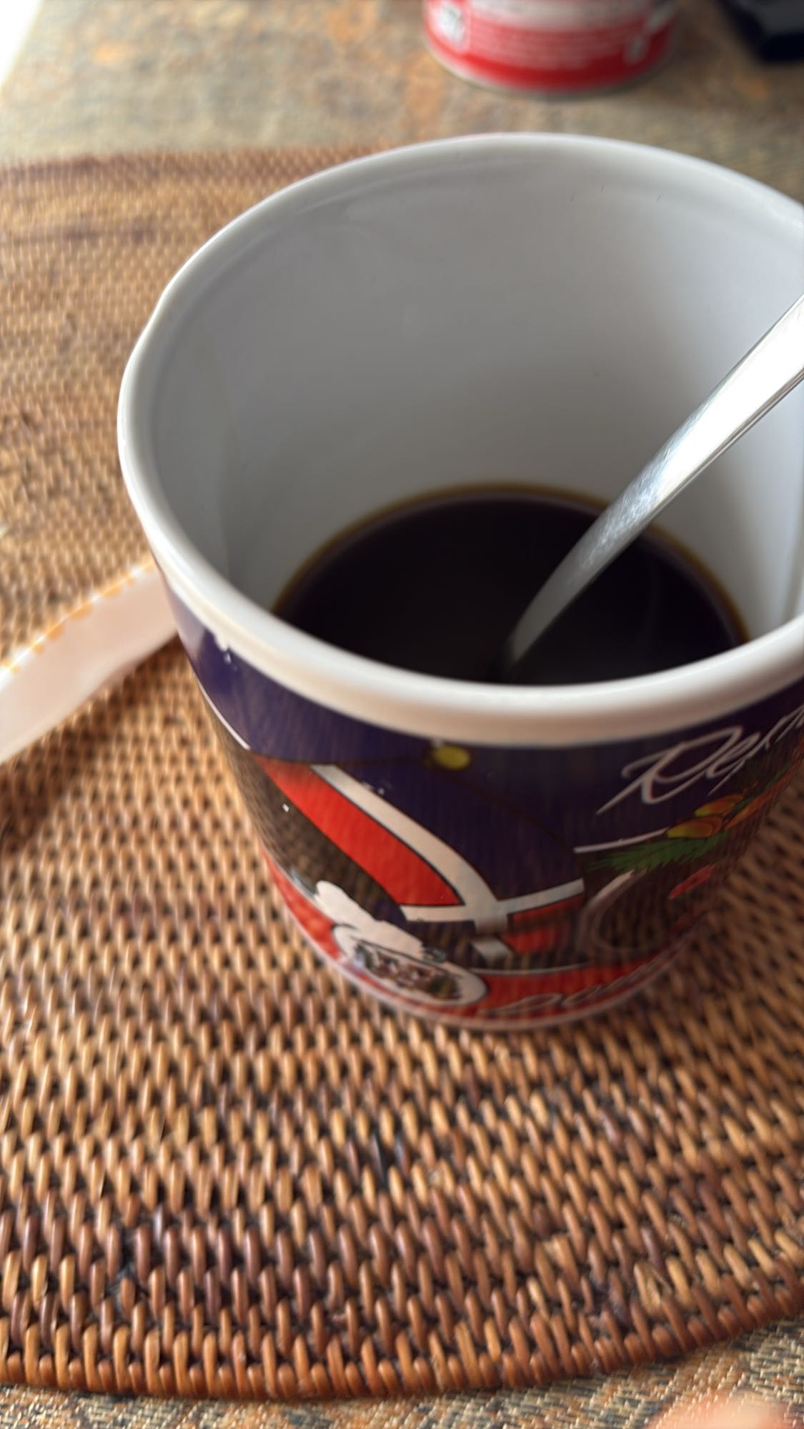 taza de café negro
