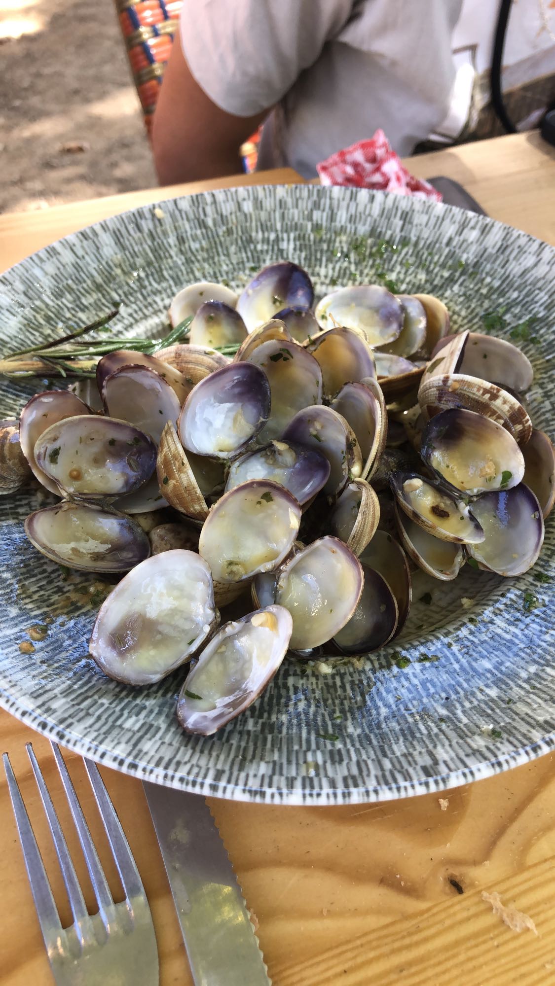 Palourdes à l'ail