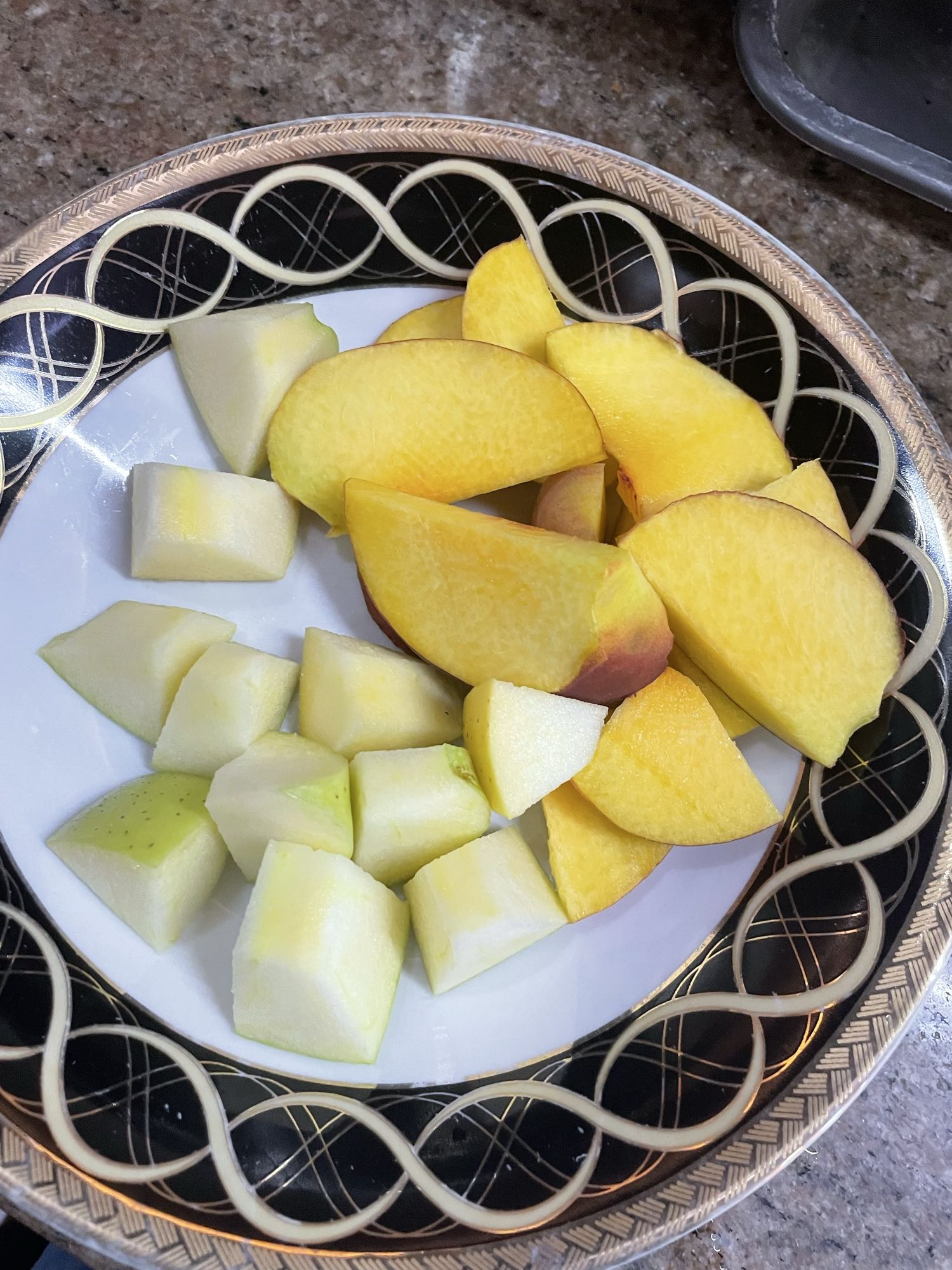 Peach and Pear Slices