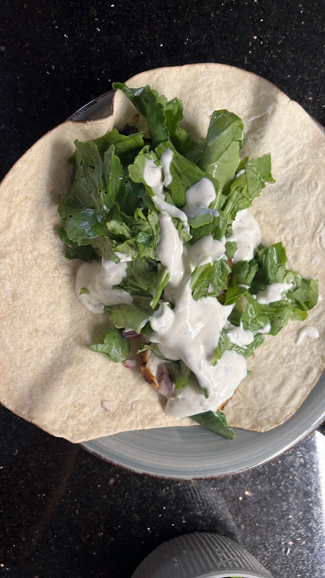 Chicken Wrap with Greens