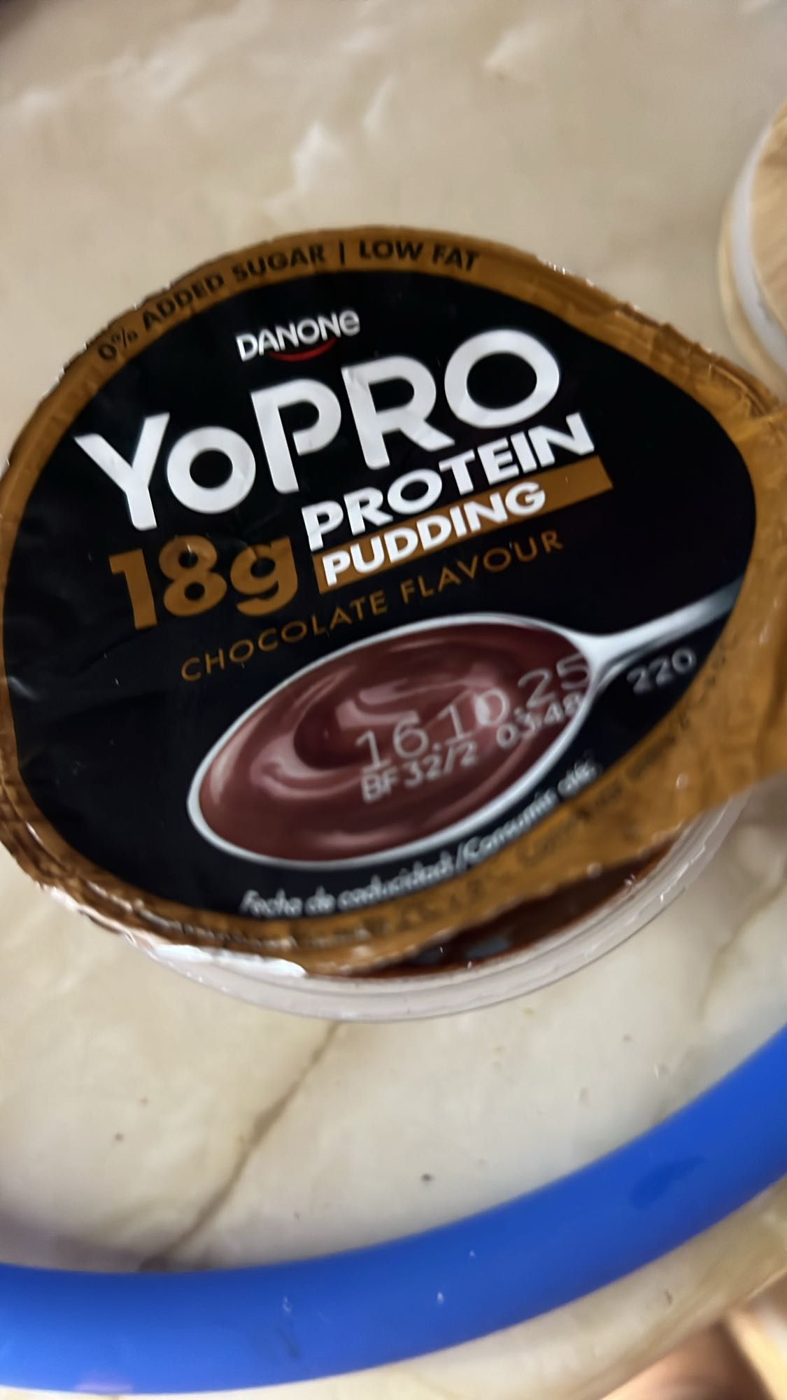 Pudín proteico chocolate