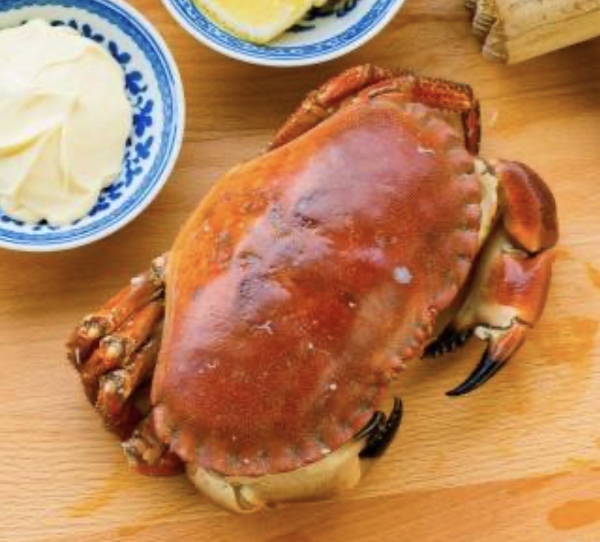 Krabba med majonnäs