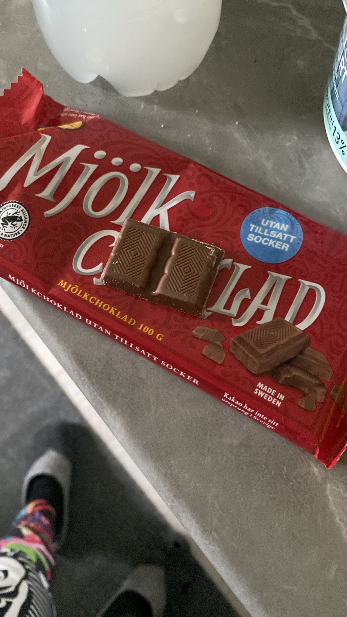Mjölkchokladbit