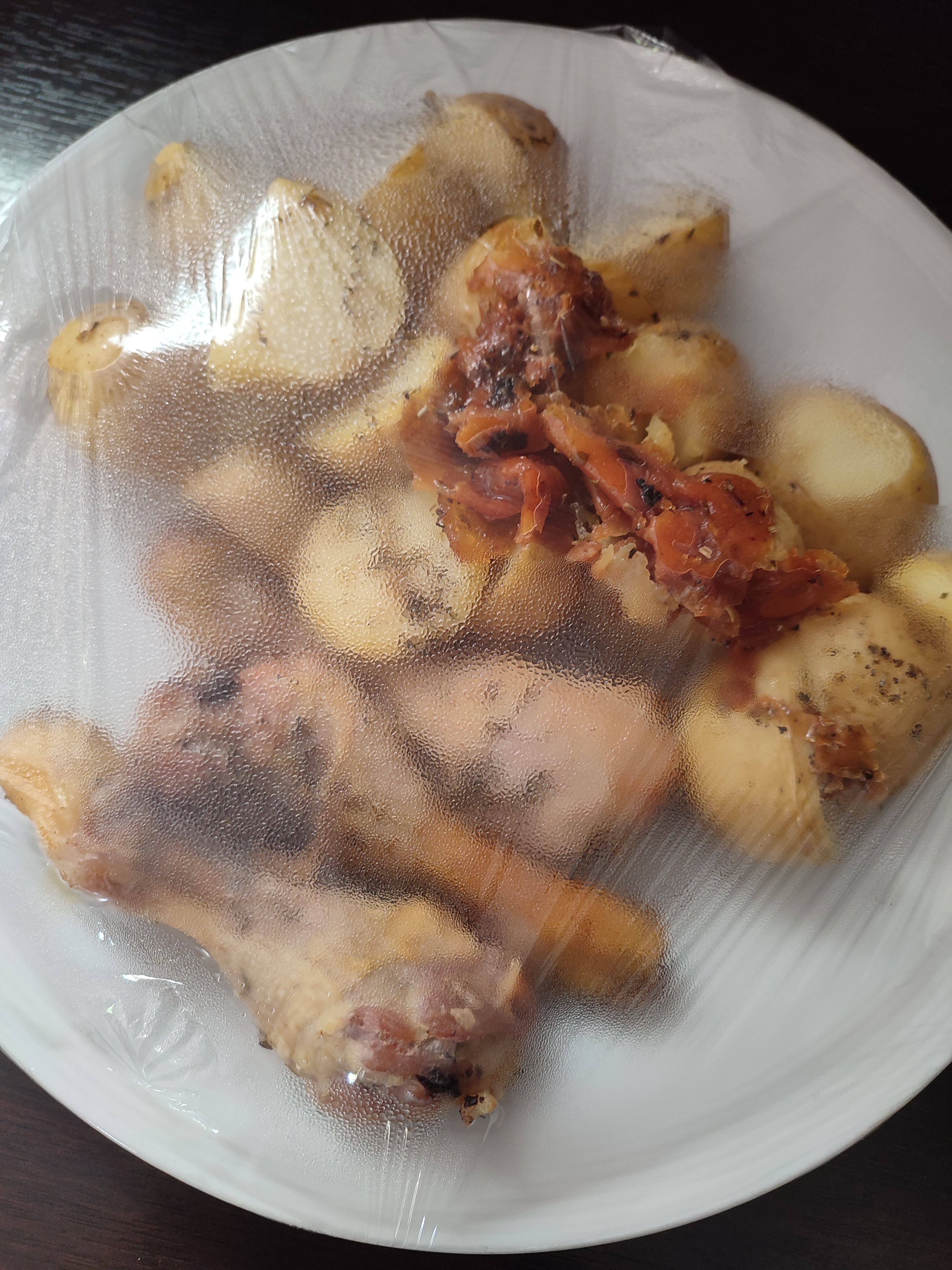 Poulet et pommes de terre