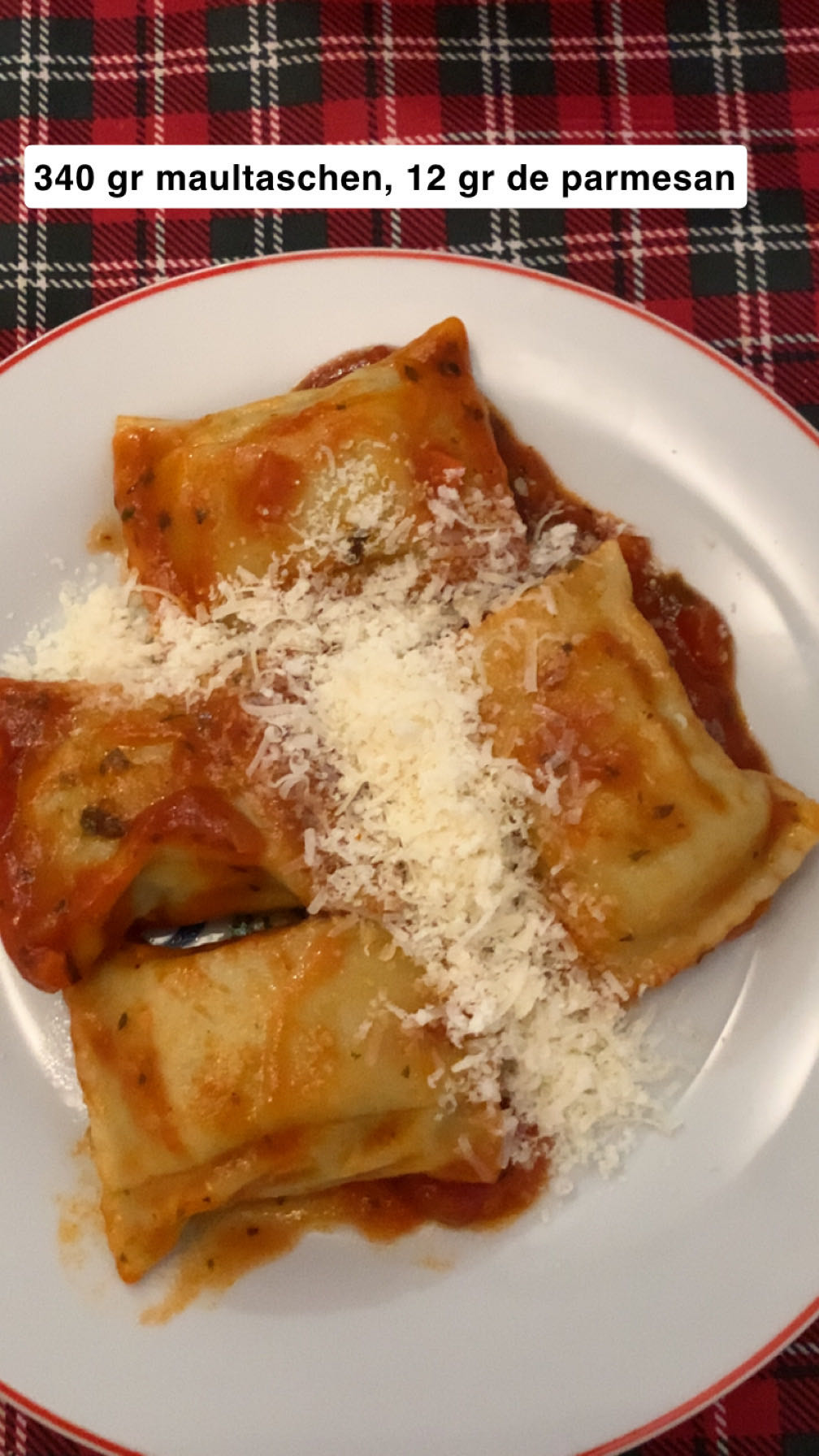Maultaschen au parmesan