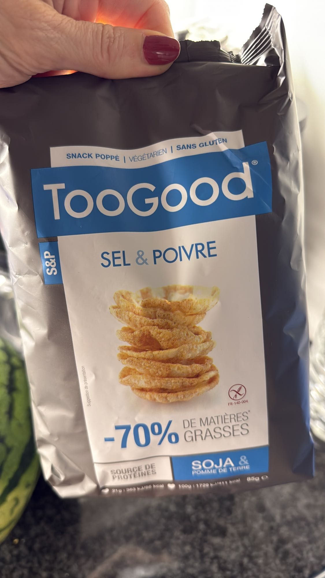 TooGood zout & peper chips