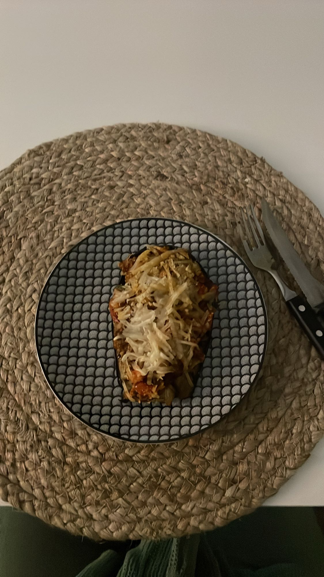 berenjena al horno con queso