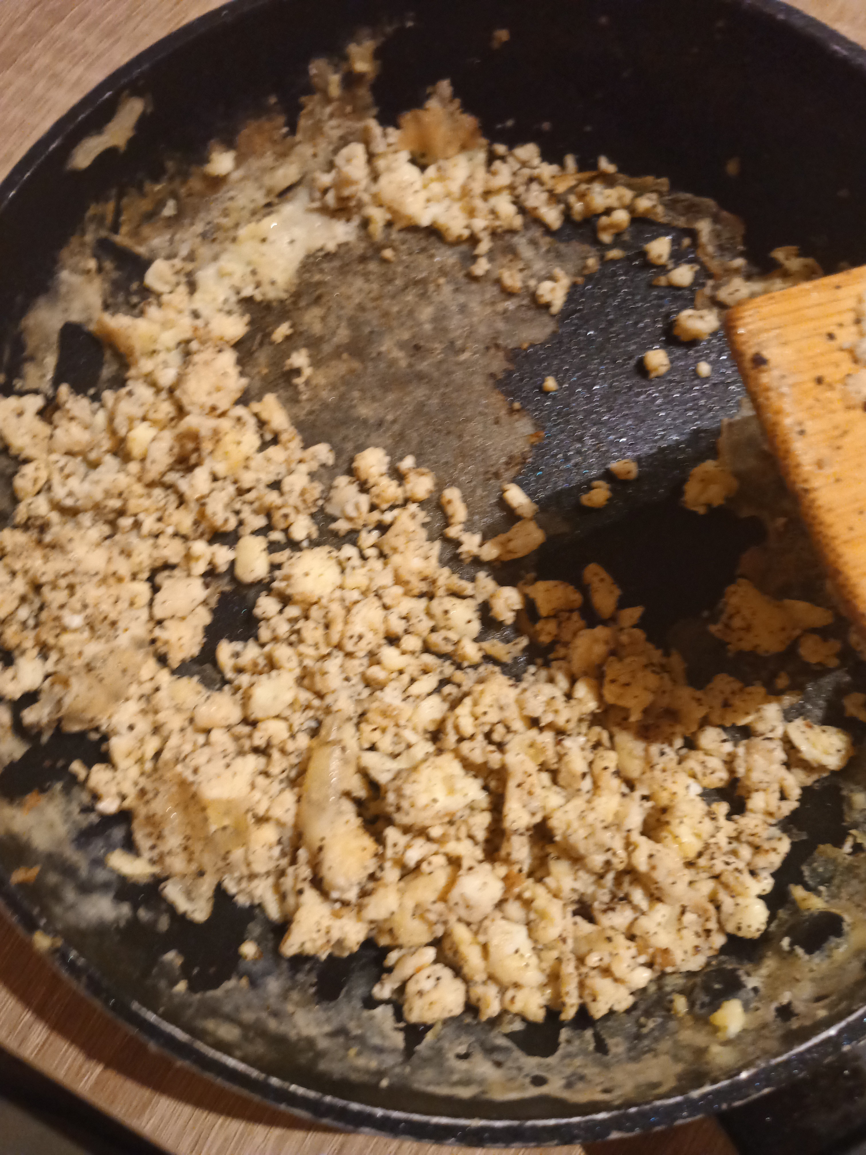 Gebratener Rührei-Mix