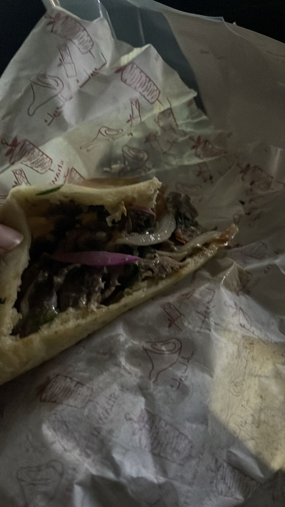Beef Shawarma Wrap
