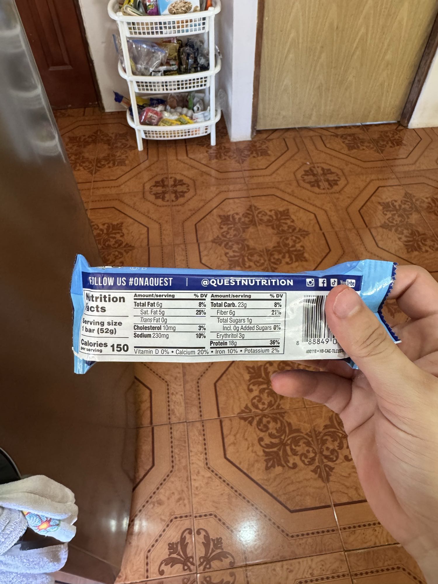 Barra de proteína Quest