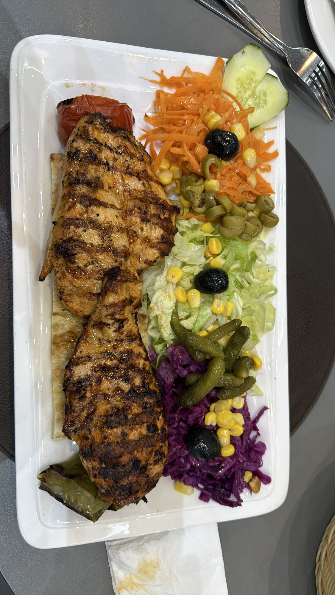 Grilled Chicken Salad Plate