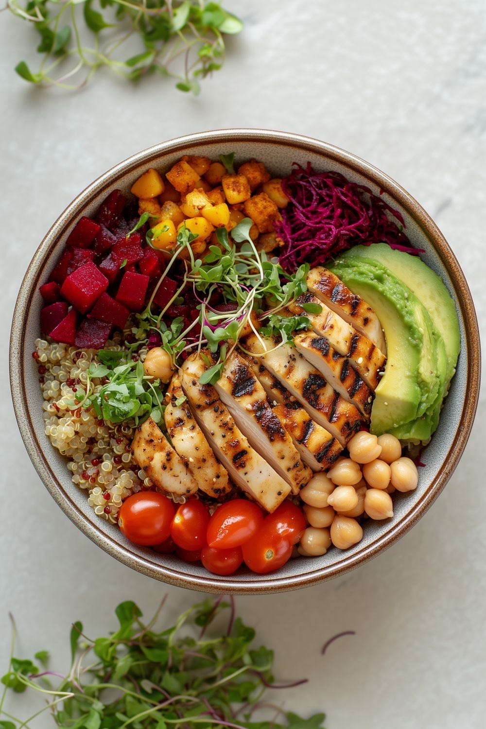 Tavuklu Sağlıklı Kase