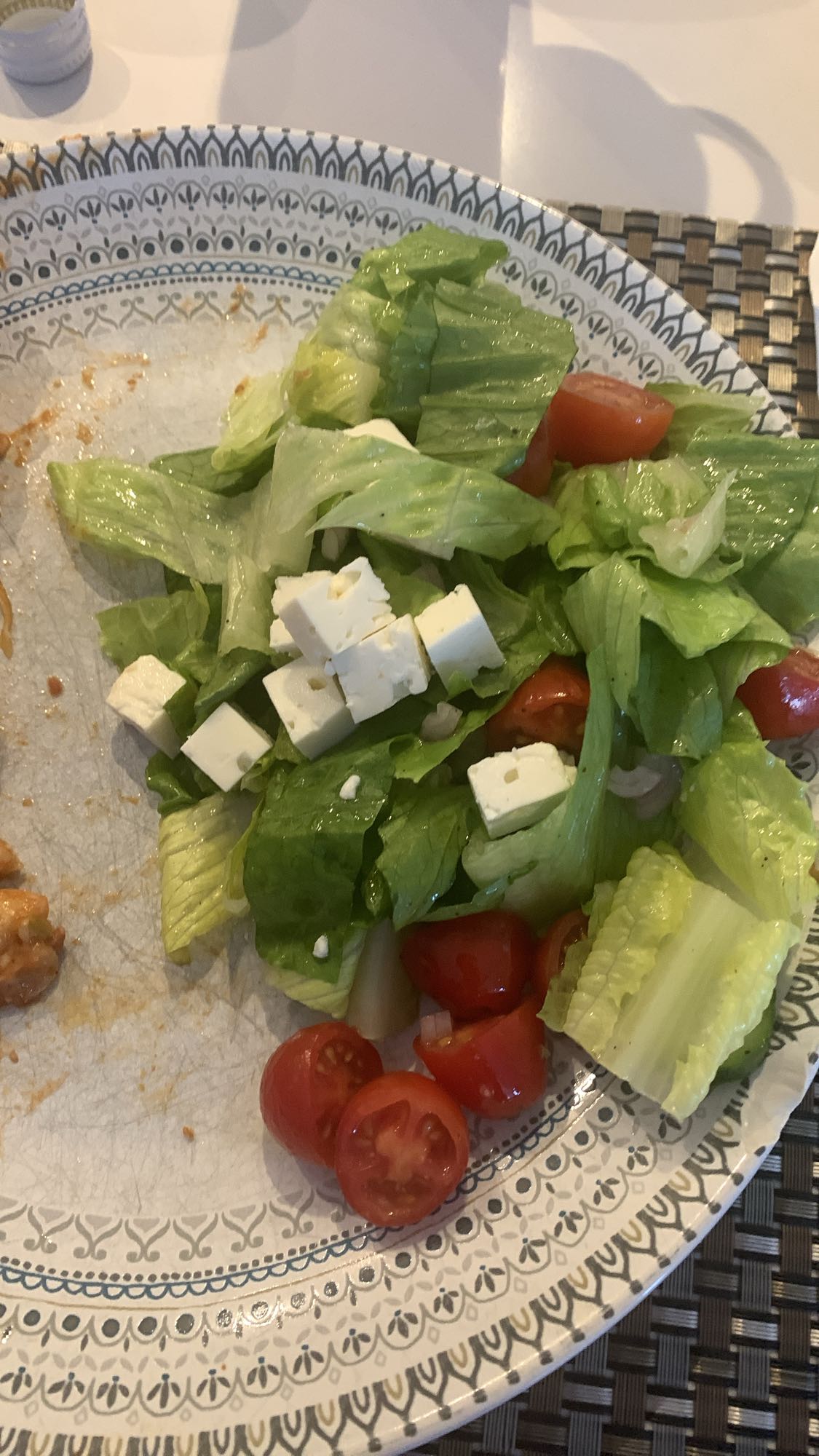 Salade verte fraîche