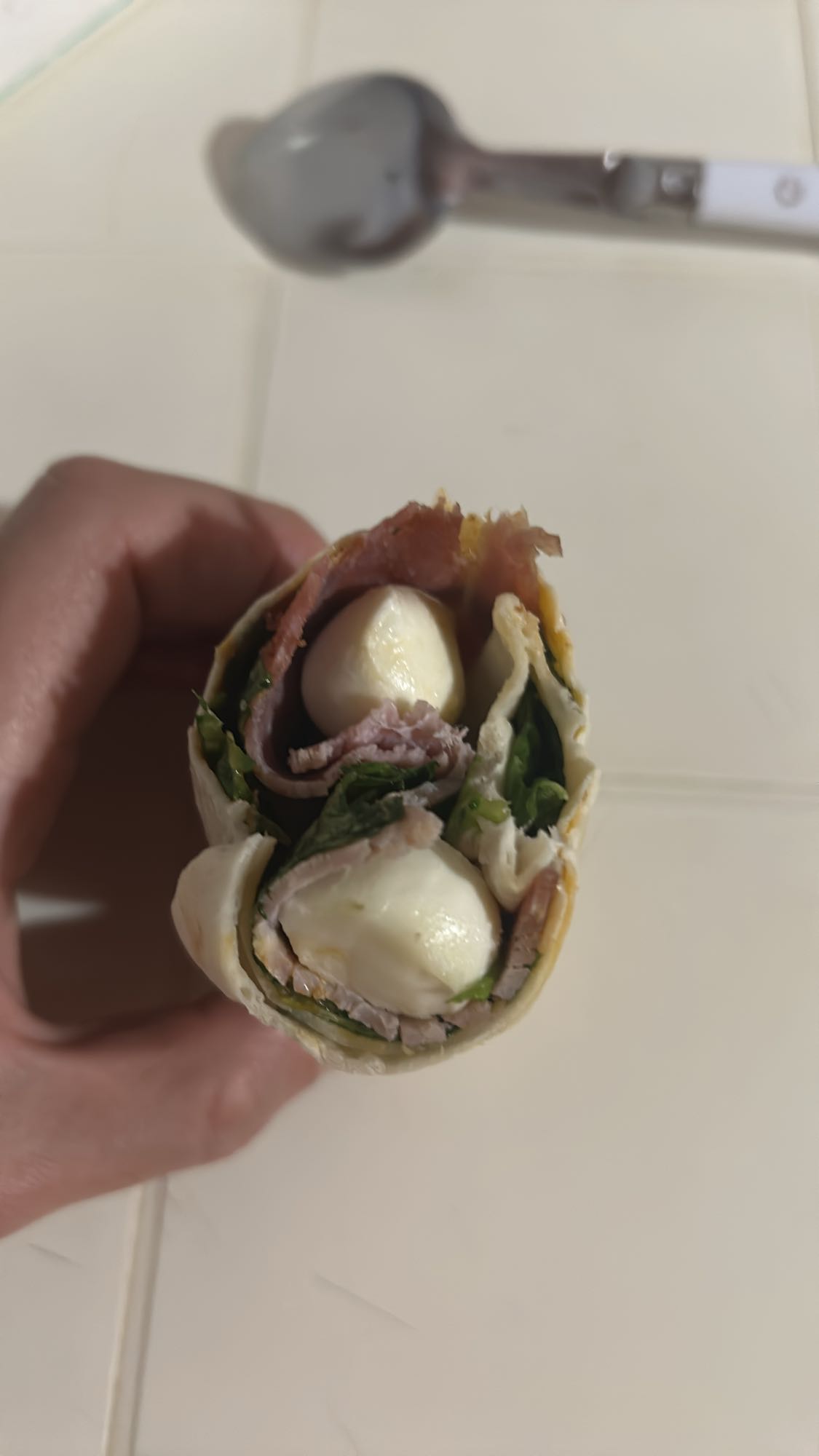 Wrap jambon mozzarella