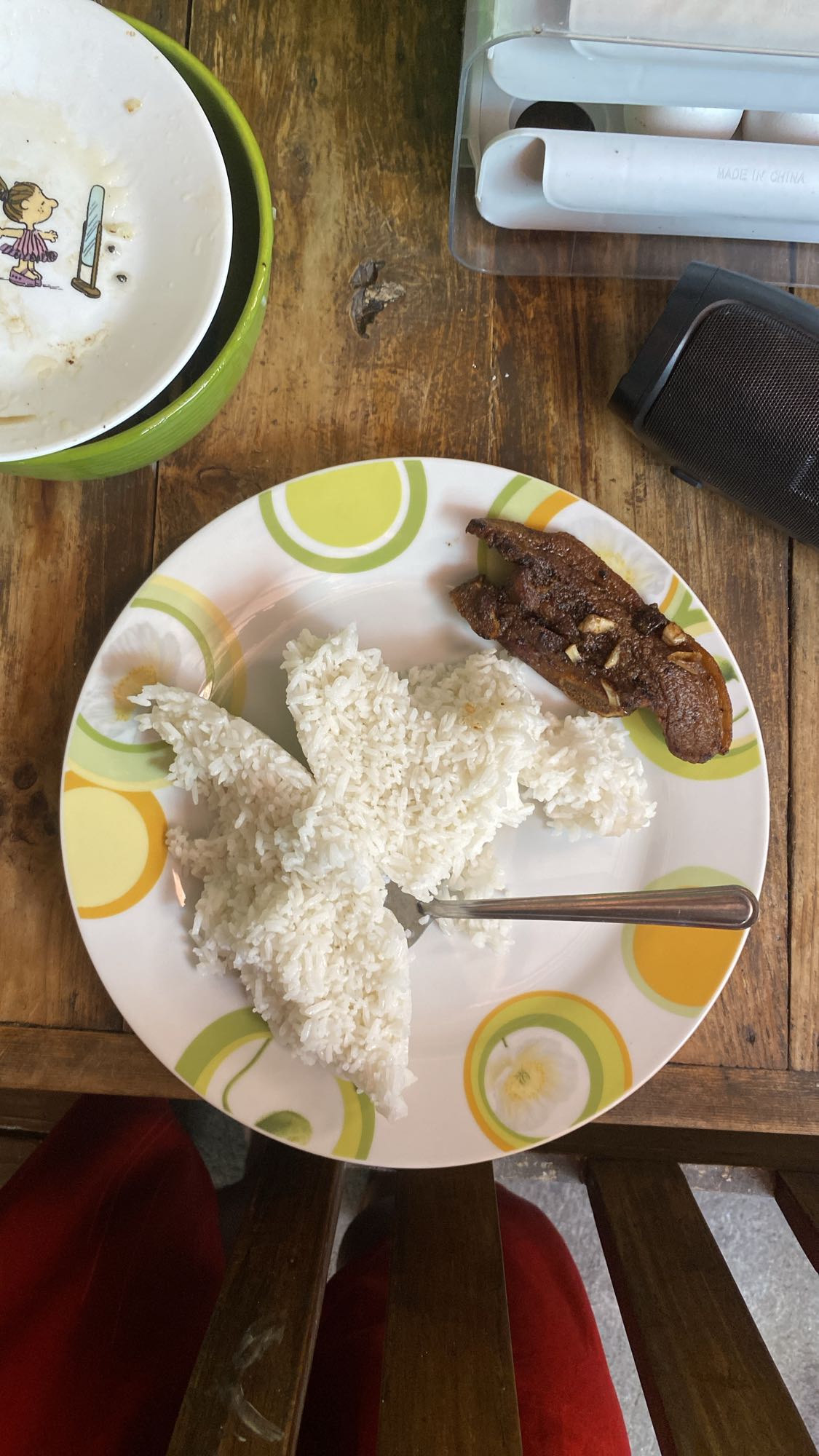 Rice with pork