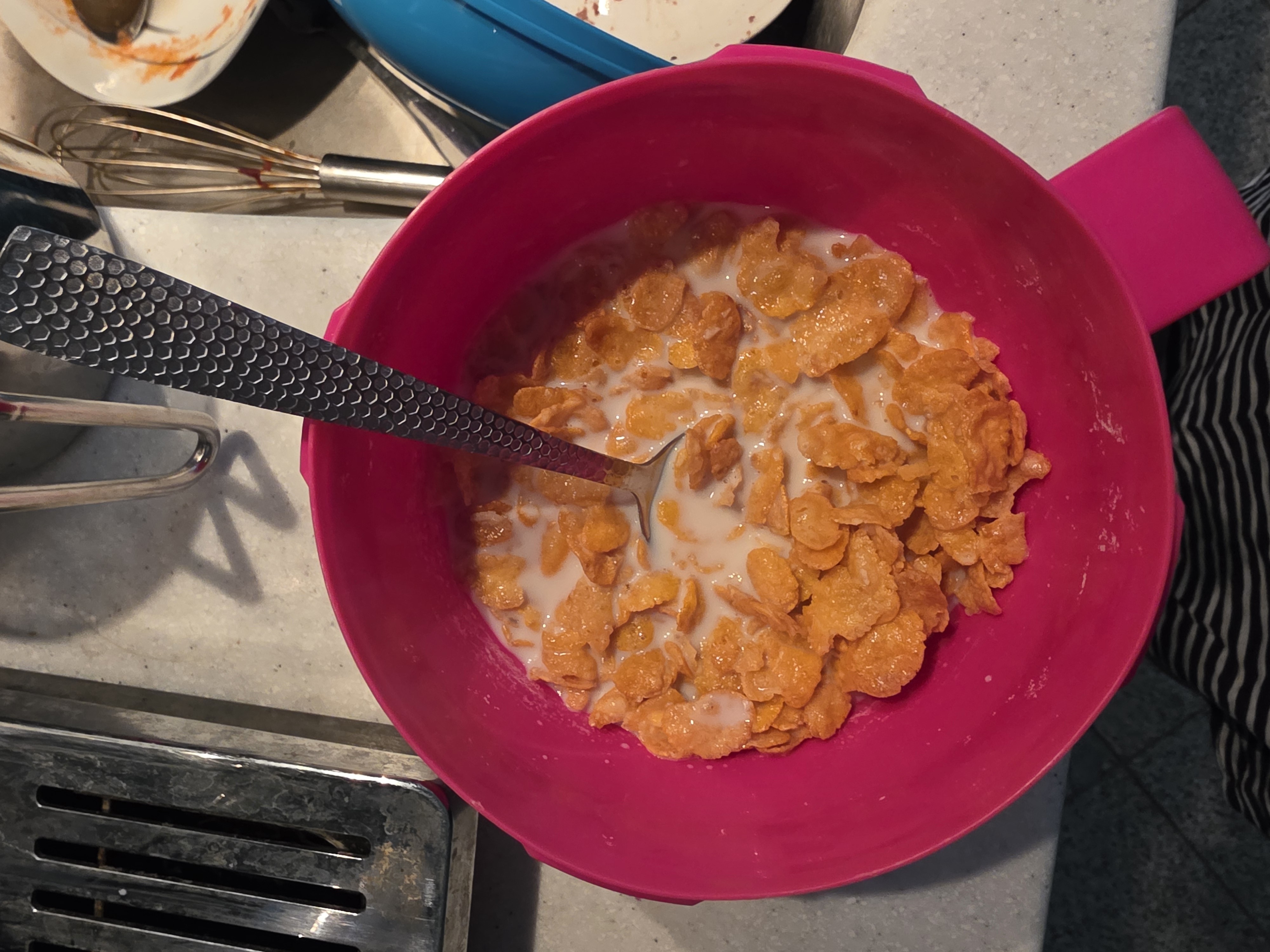 Cornflakes mit Milch