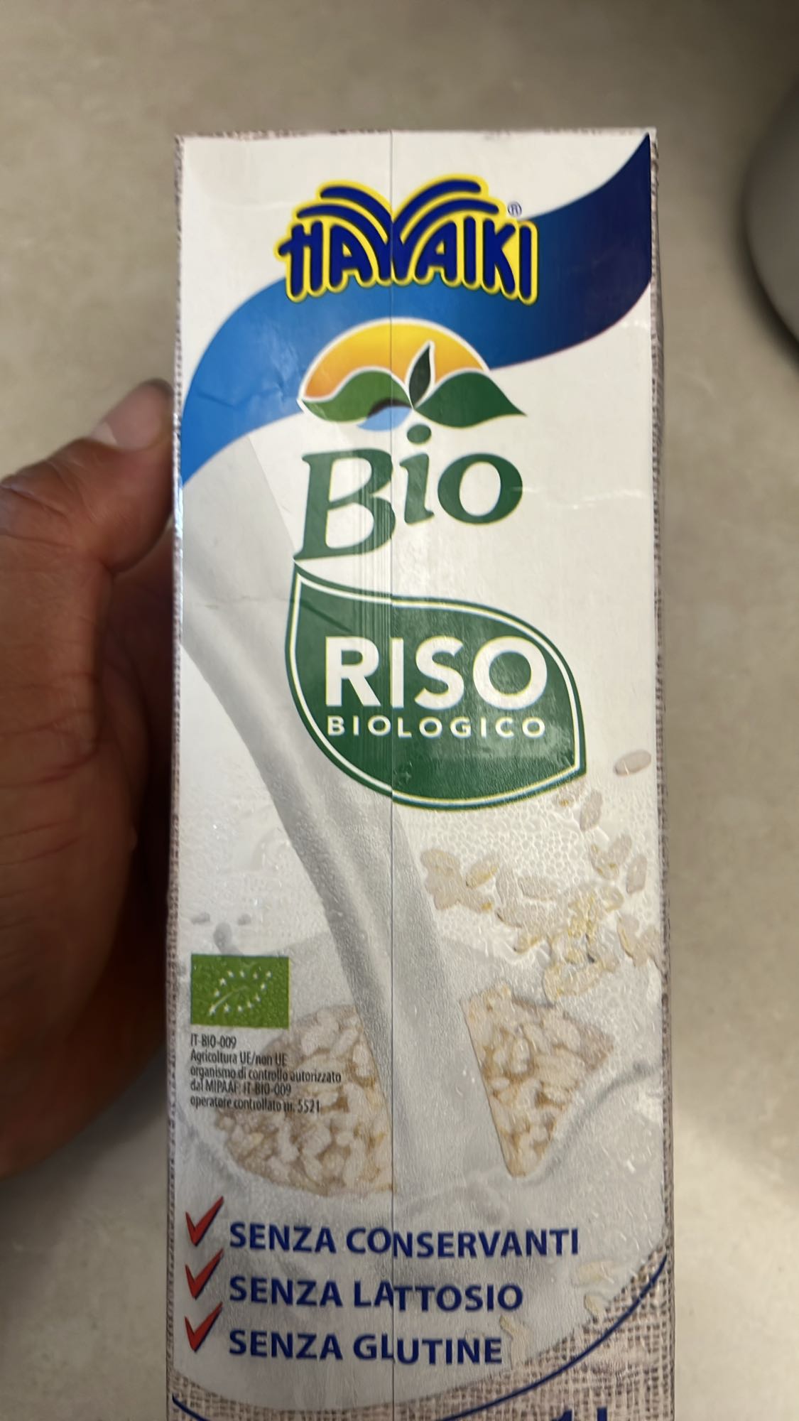 Latte di riso biologico