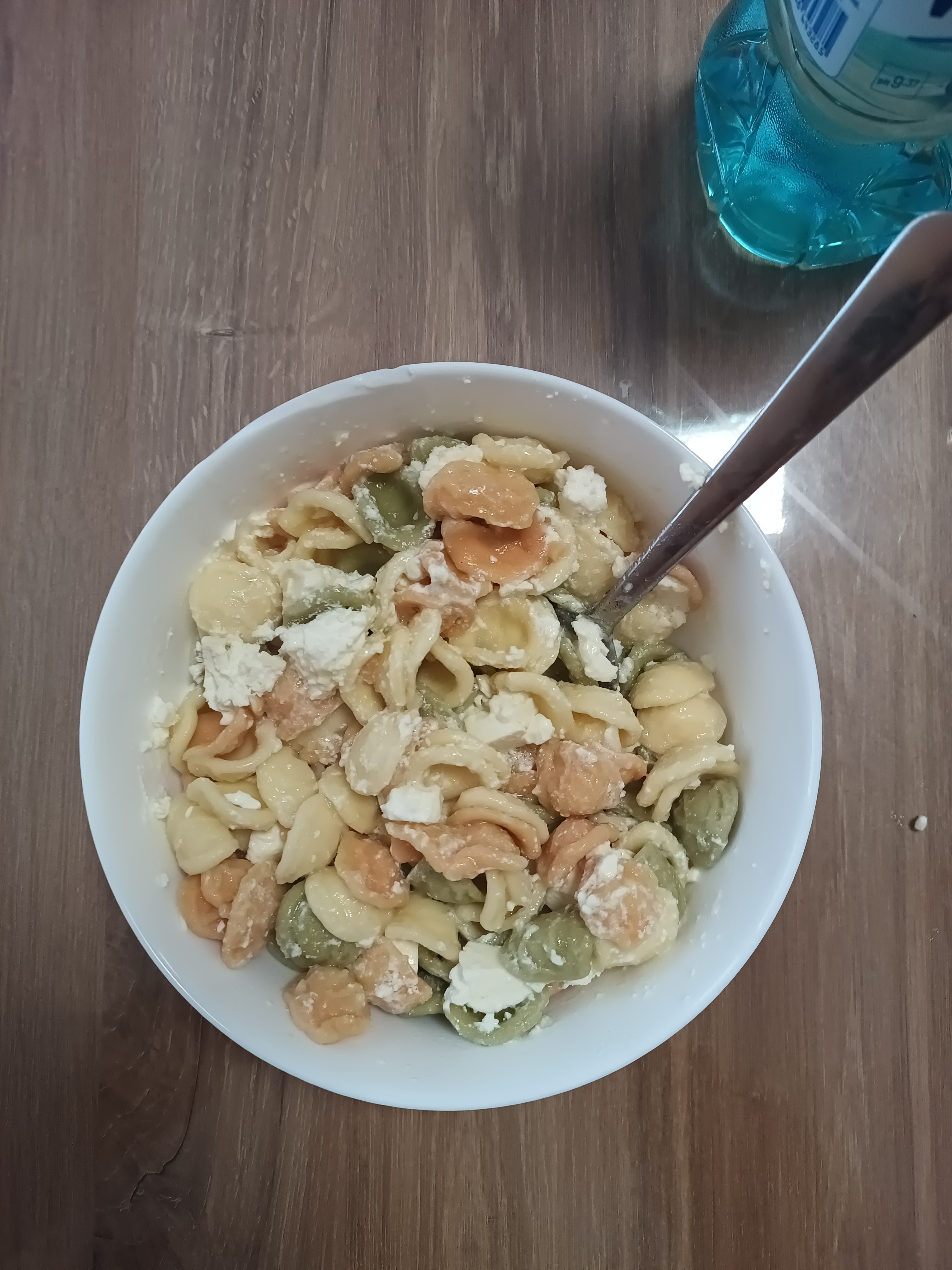 Tricolor Pasta with Cheese