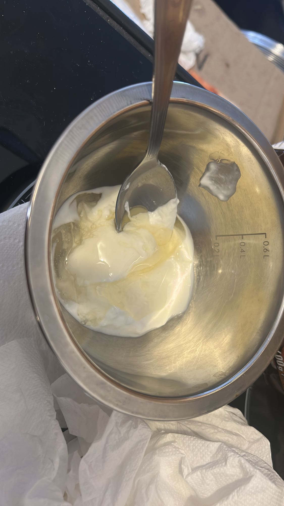 skyr avec sirop d'agave