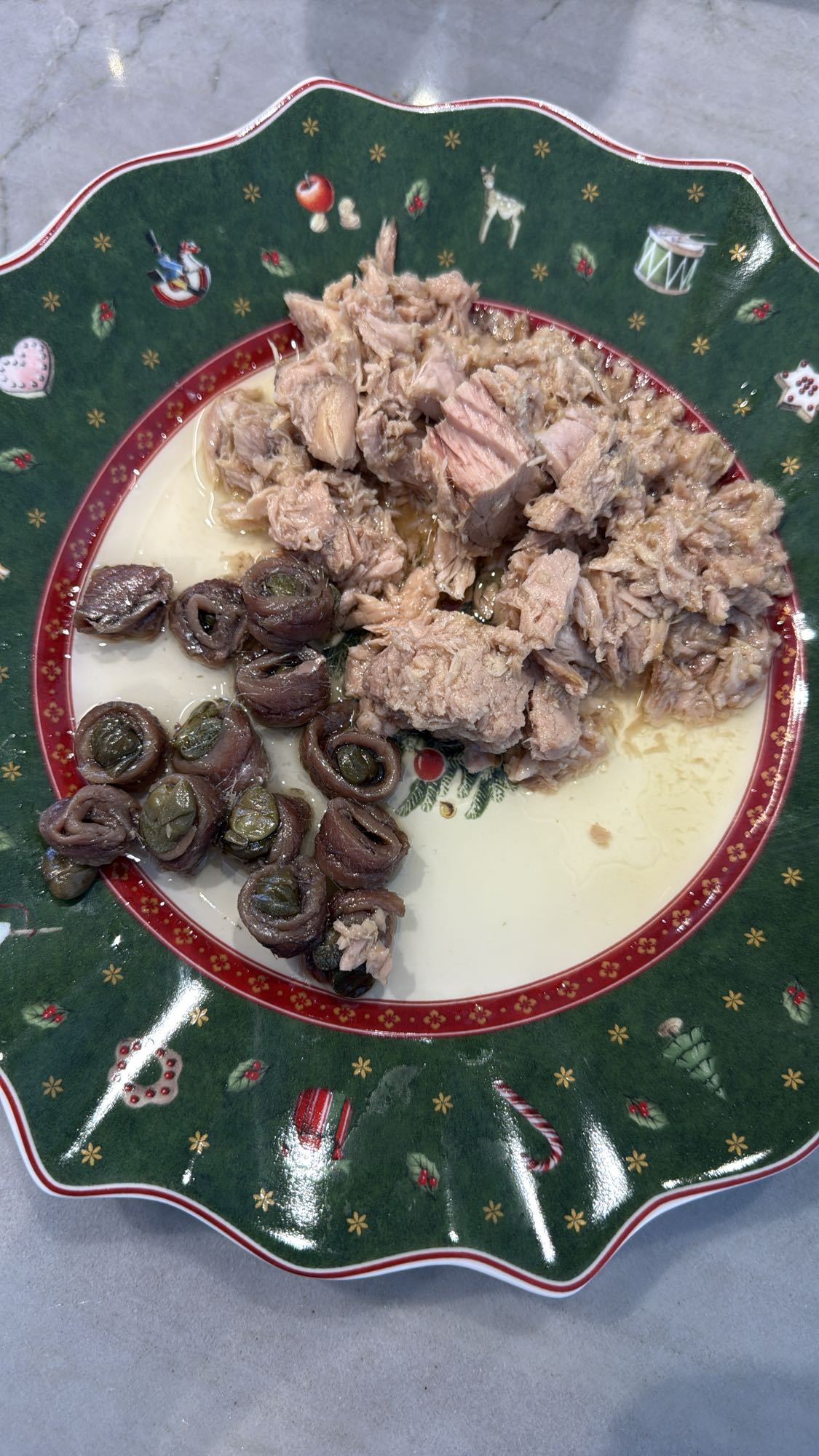 Tuna and Anchovy Plate