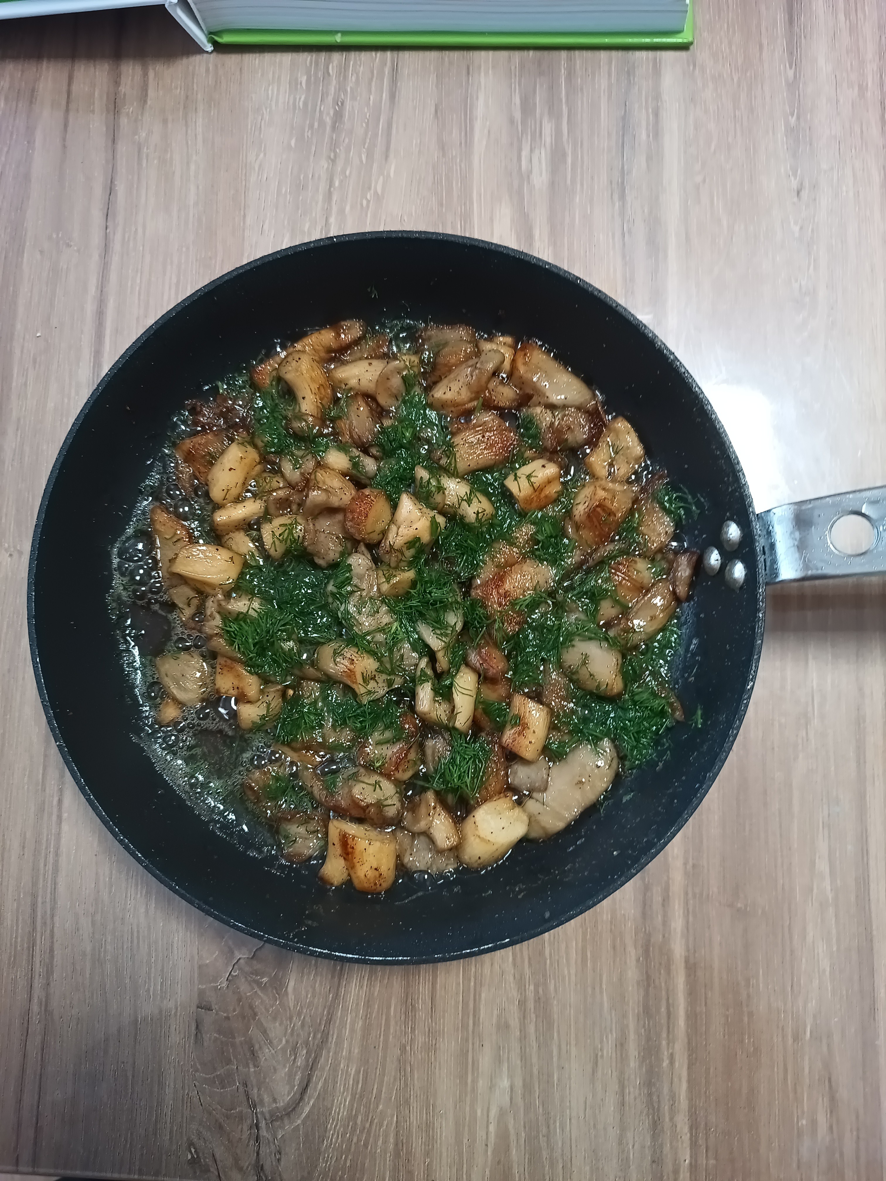 Fried Mushrooms with Herbs
