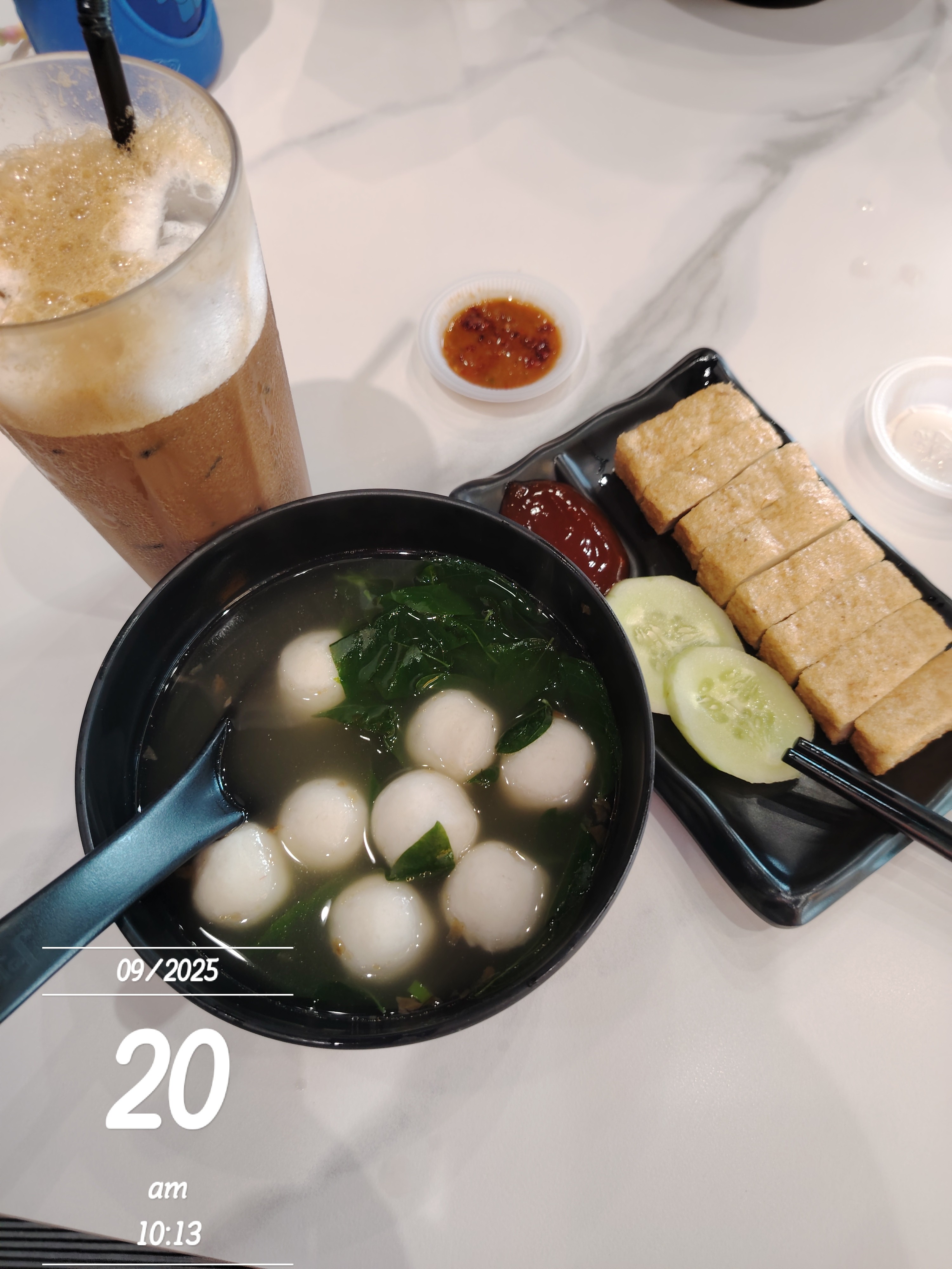 Fishball Soup & Tofu Set