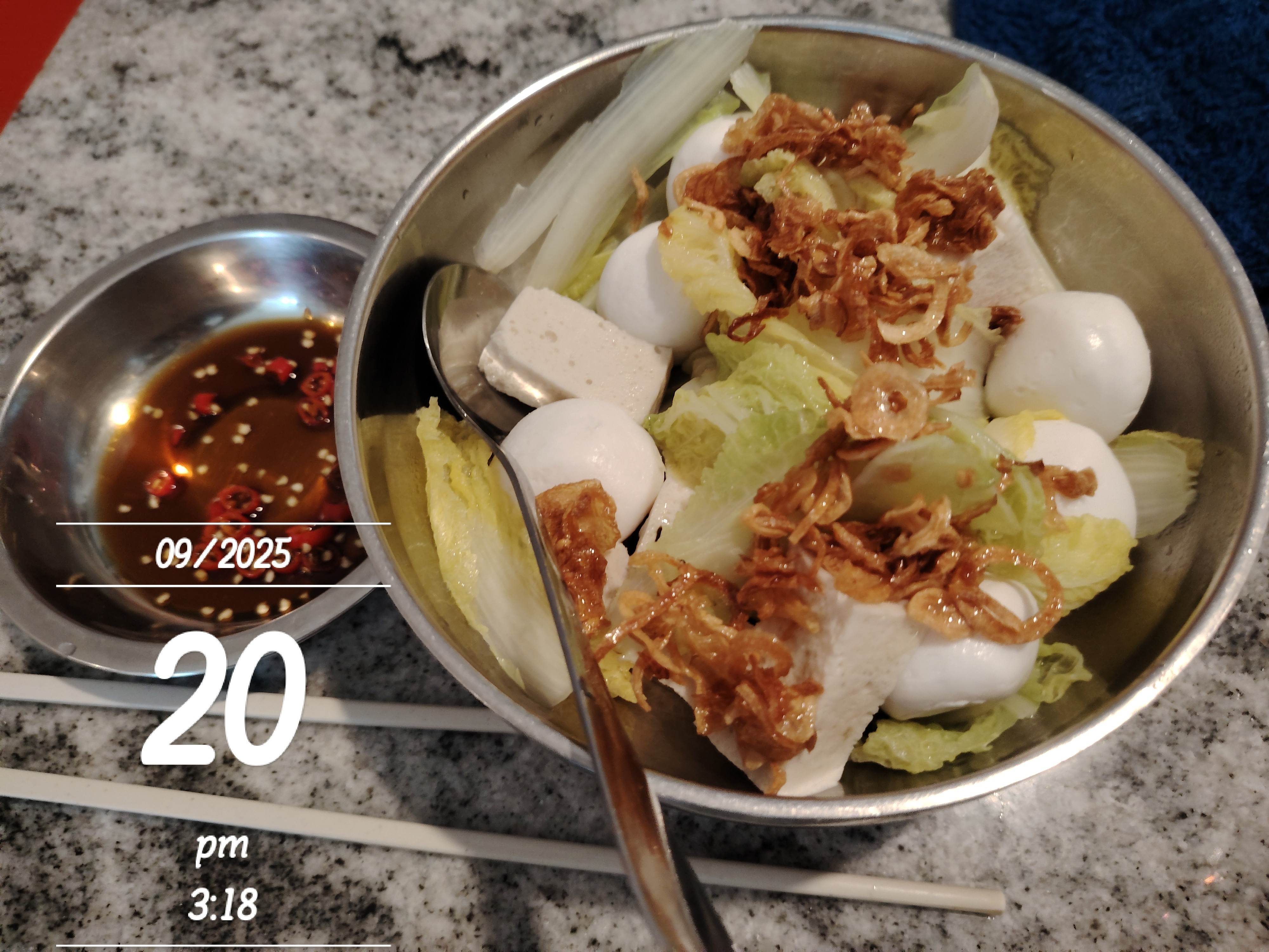 Tofu Fishball Salad Bowl