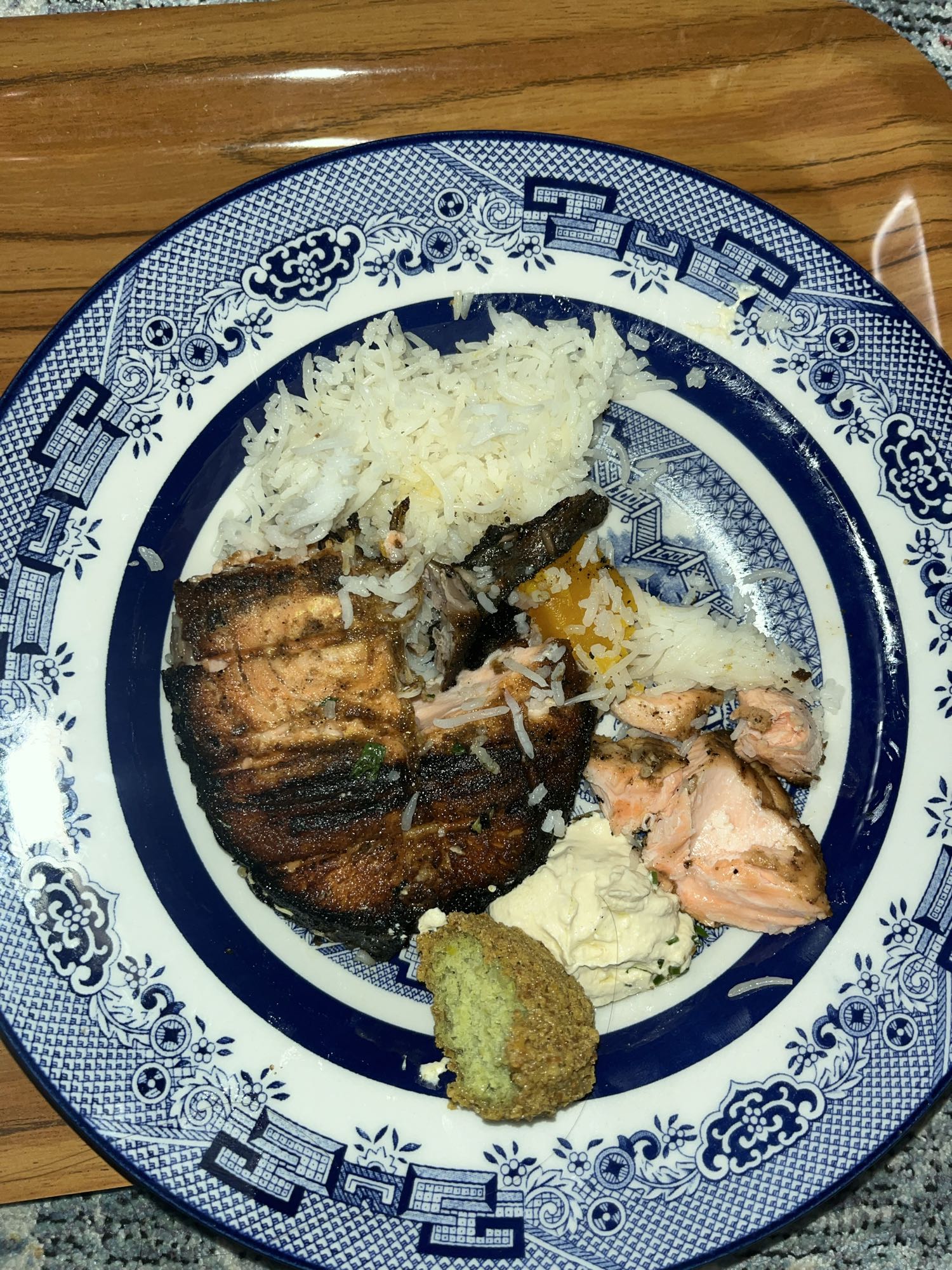 Grilled Salmon Plate