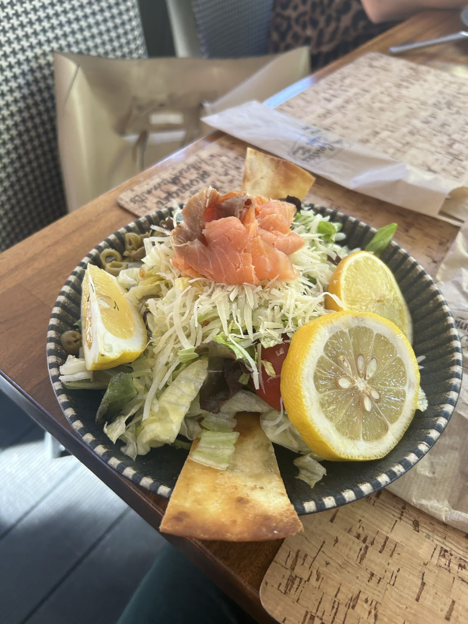 Salmon Caesar Salad