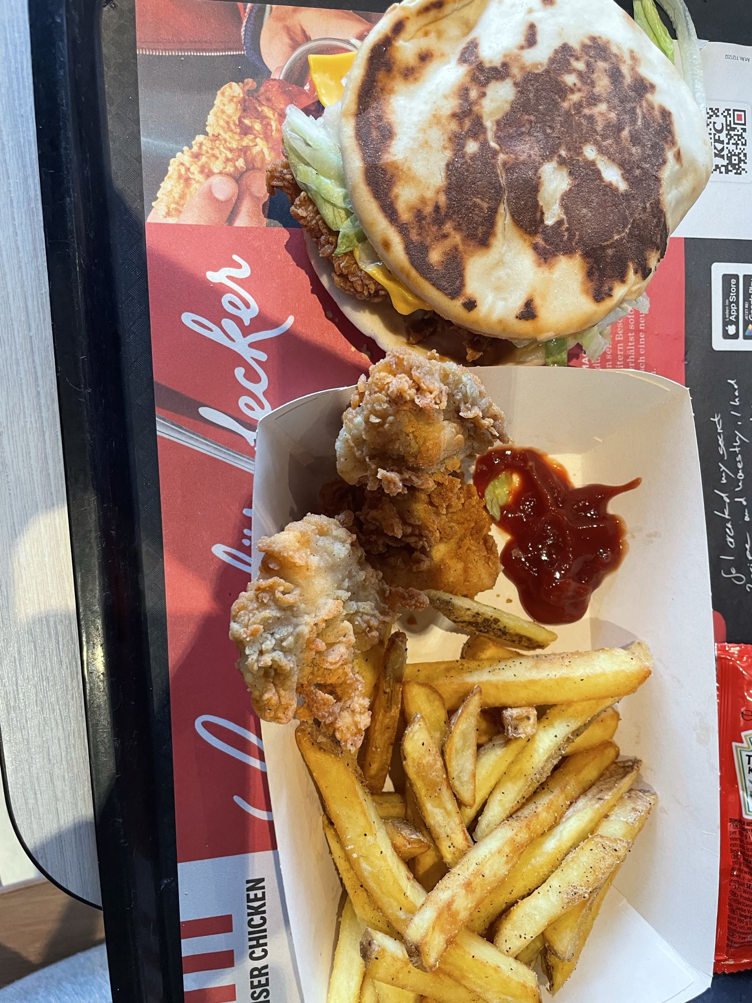 Chicken Burger Menü