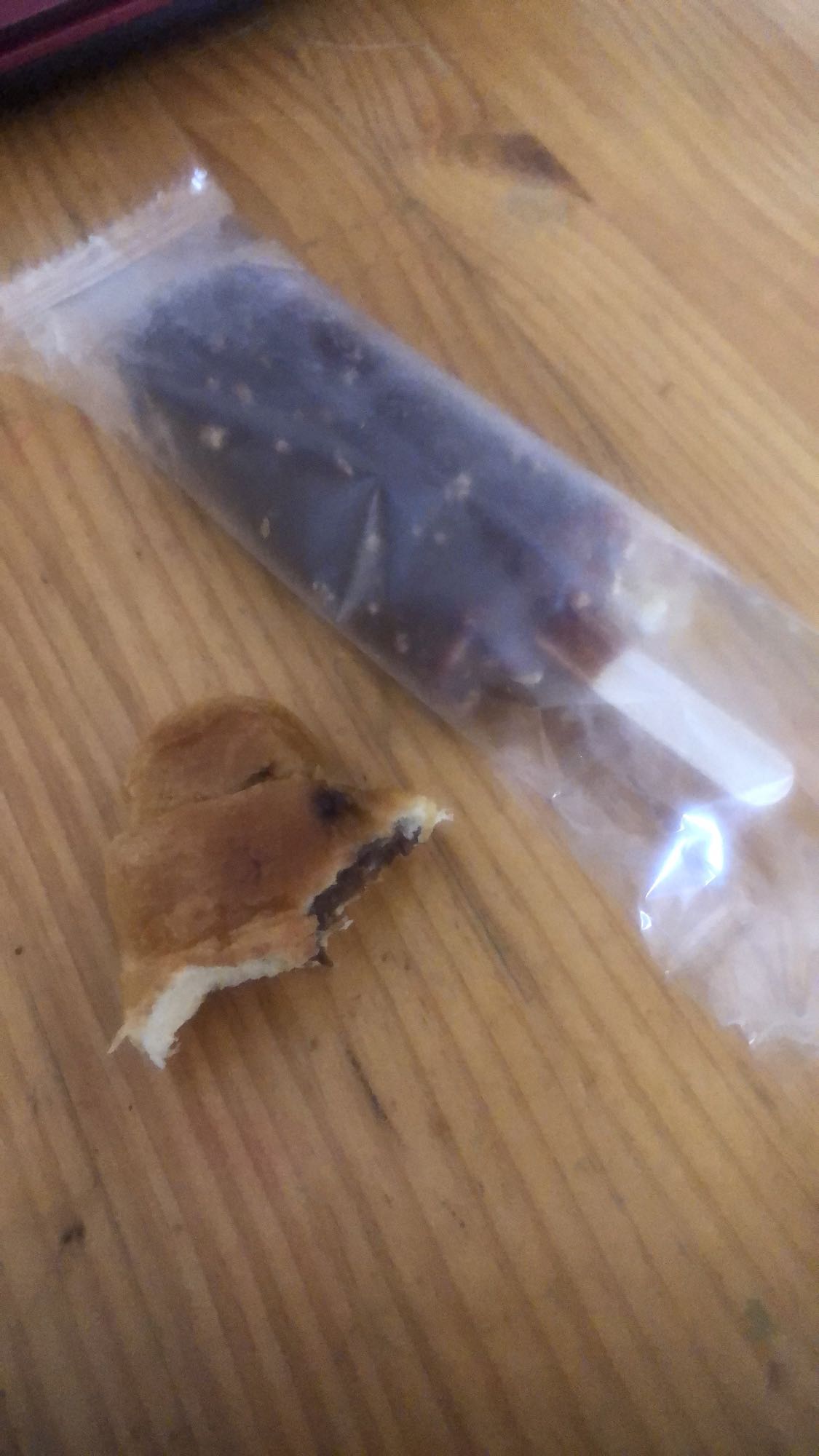 panecillo y barra choco