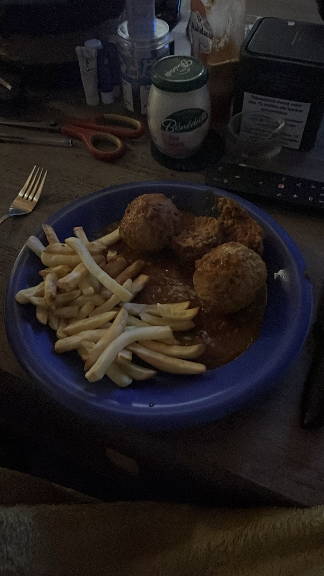 Boulettes et frites