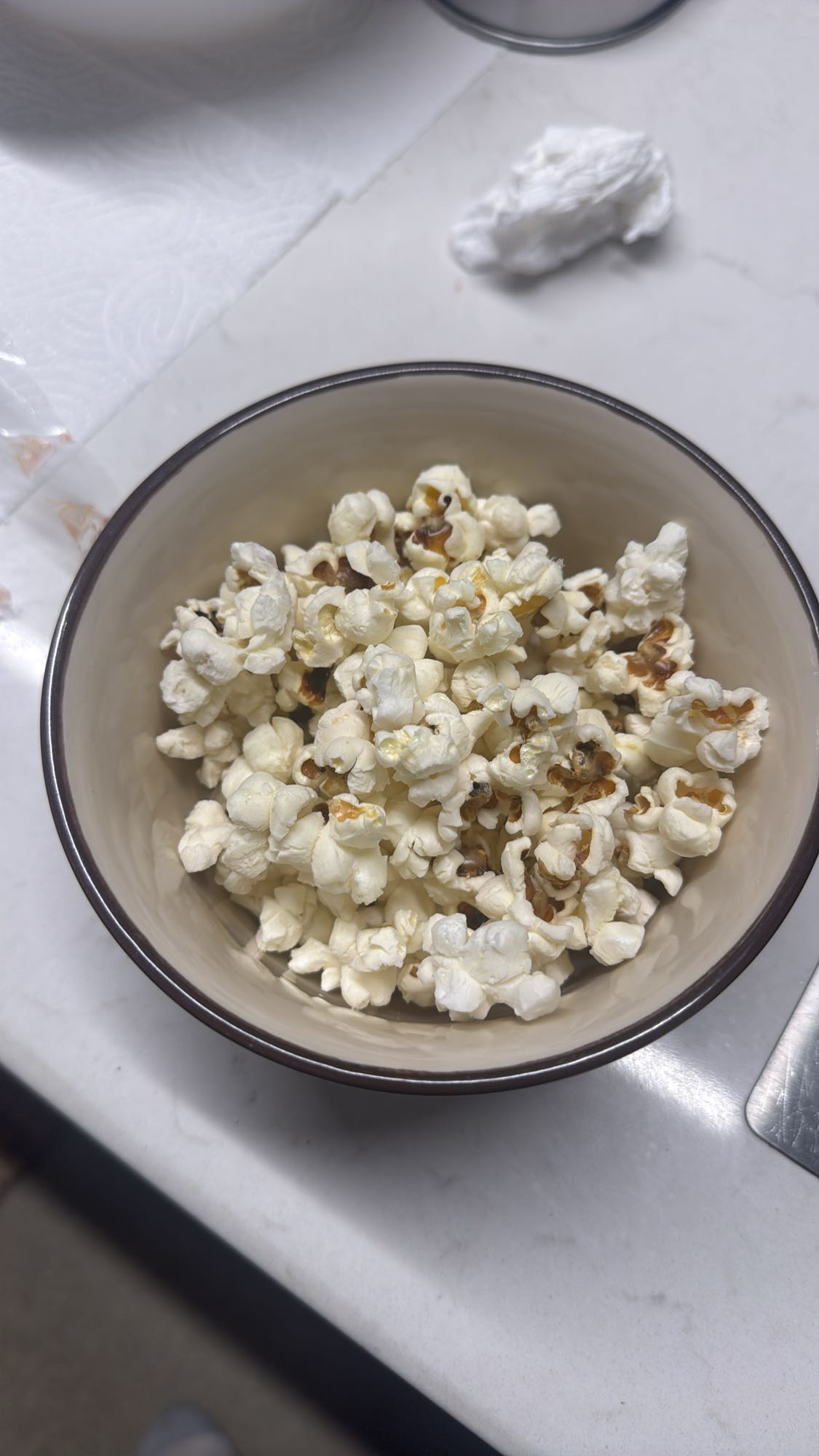 Plain Popcorn Bowl